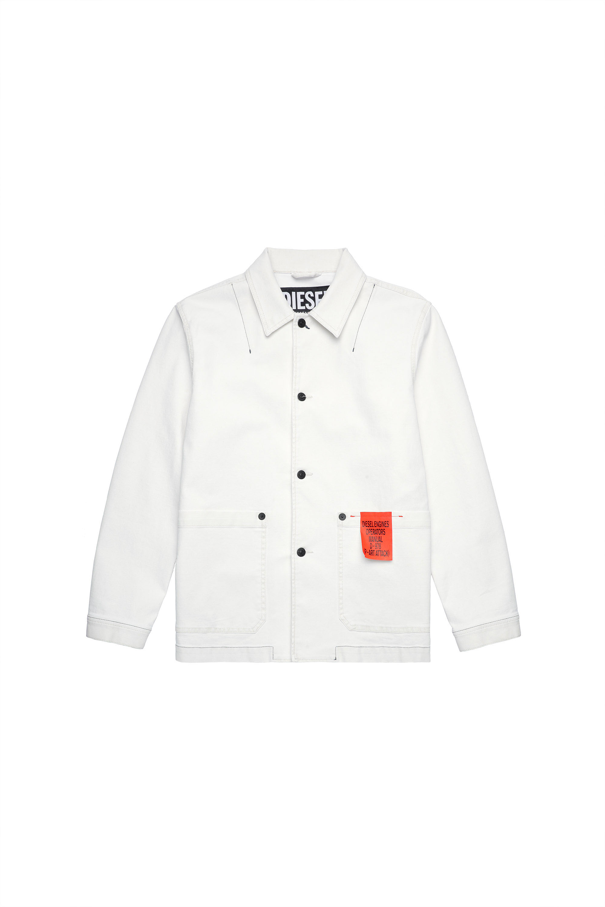 D-ROLK-SP2, White - Denim Jackets
