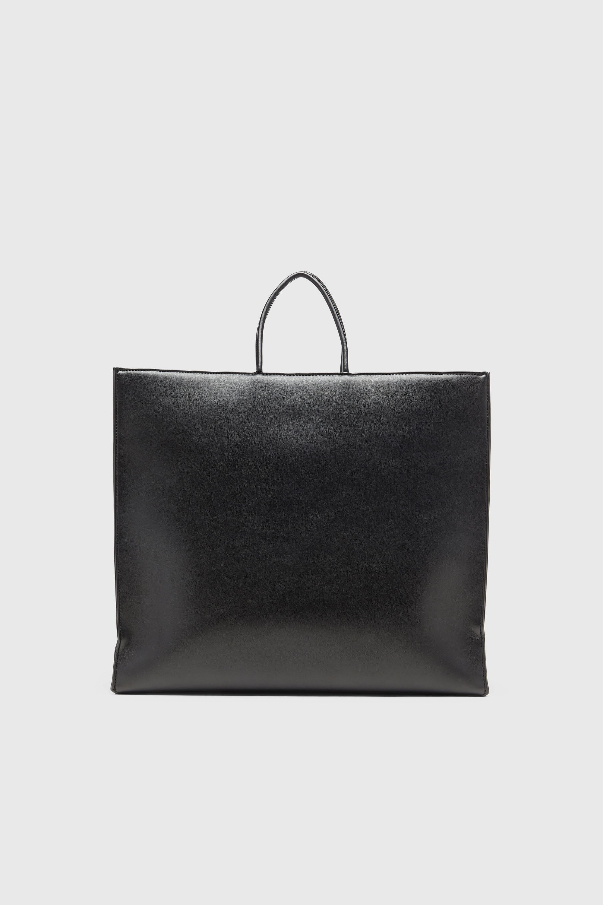 Diesel - DSL 3D SHOPPER EW X, Unisex's Dsl 3D - Shopping bag with embossed logo in Black - 2