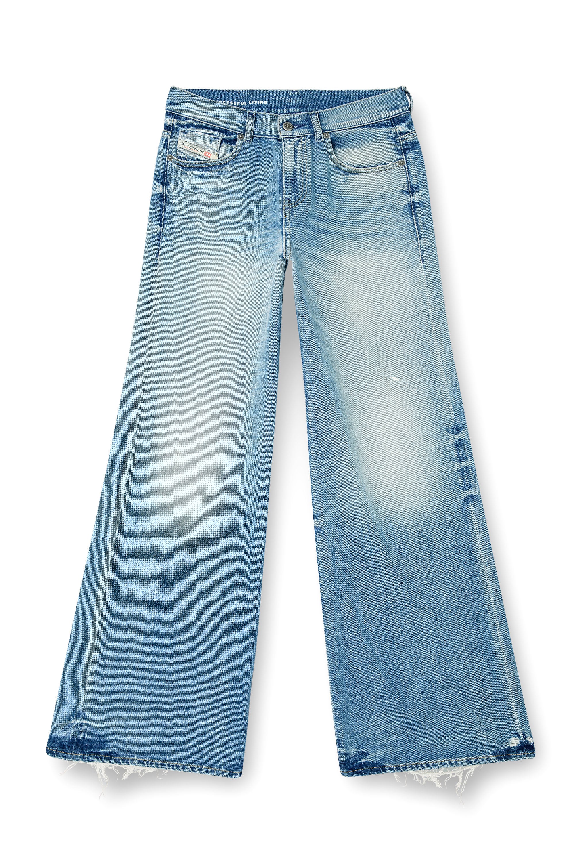 Diesel - Woman's Flare Jeans 1978 D-Akemi 09M07, Light Blue - 3