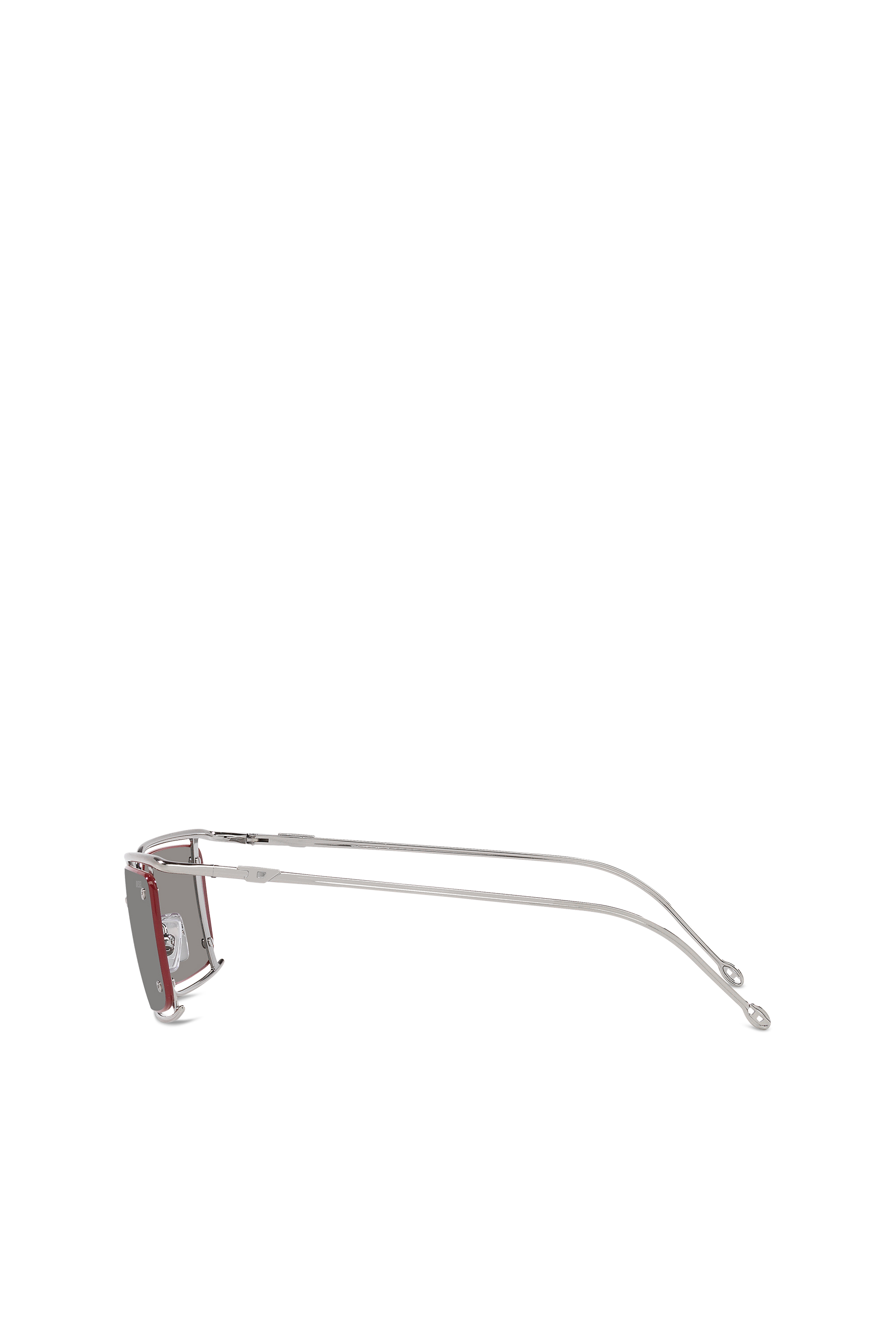Diesel - 0DL1002, Unisex's Rectangle sunglasses in Silver - 2