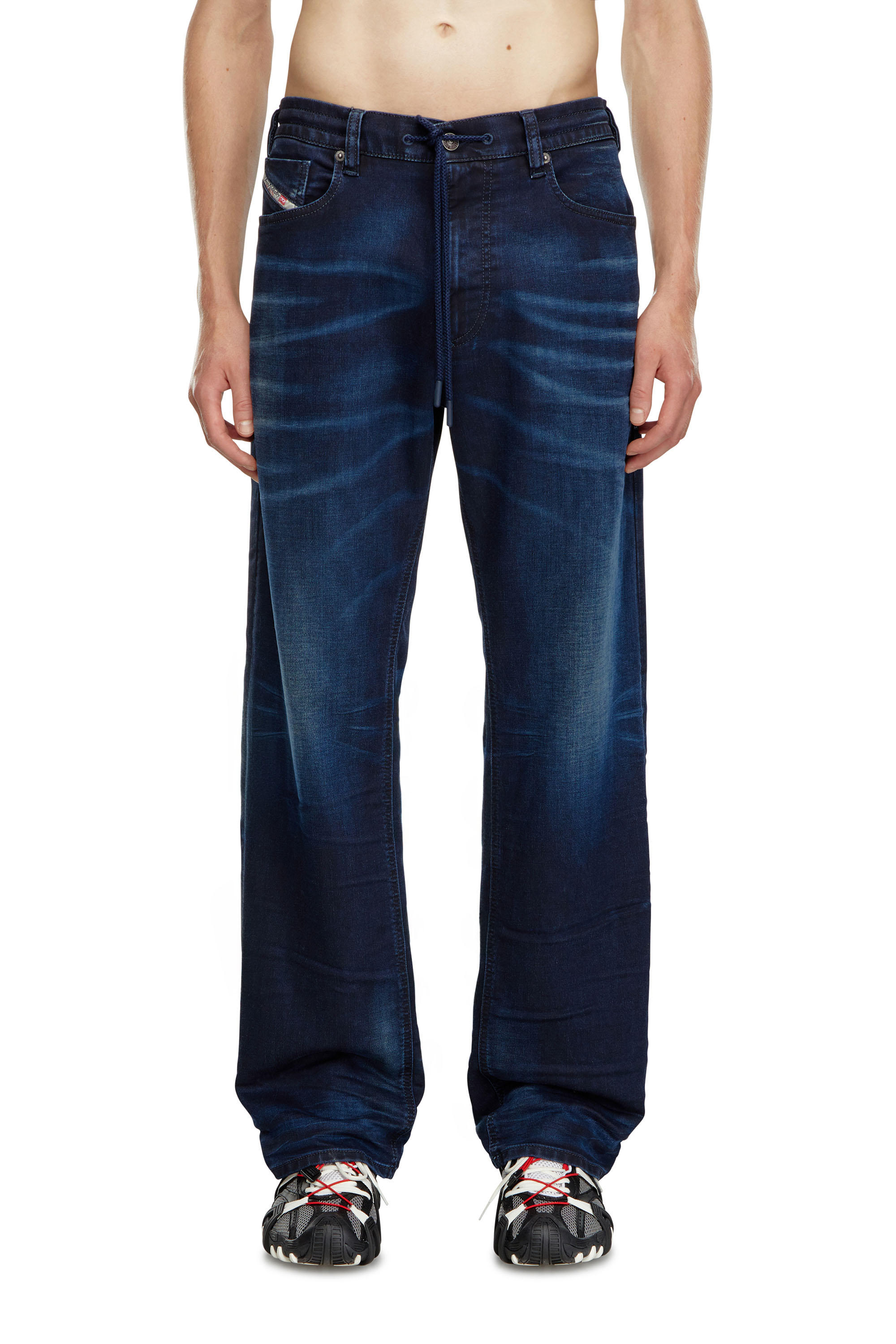 Diesel - Man's Relaxed 2080 D-Reel Joggjeans® 09J35, Dark Blue - 2