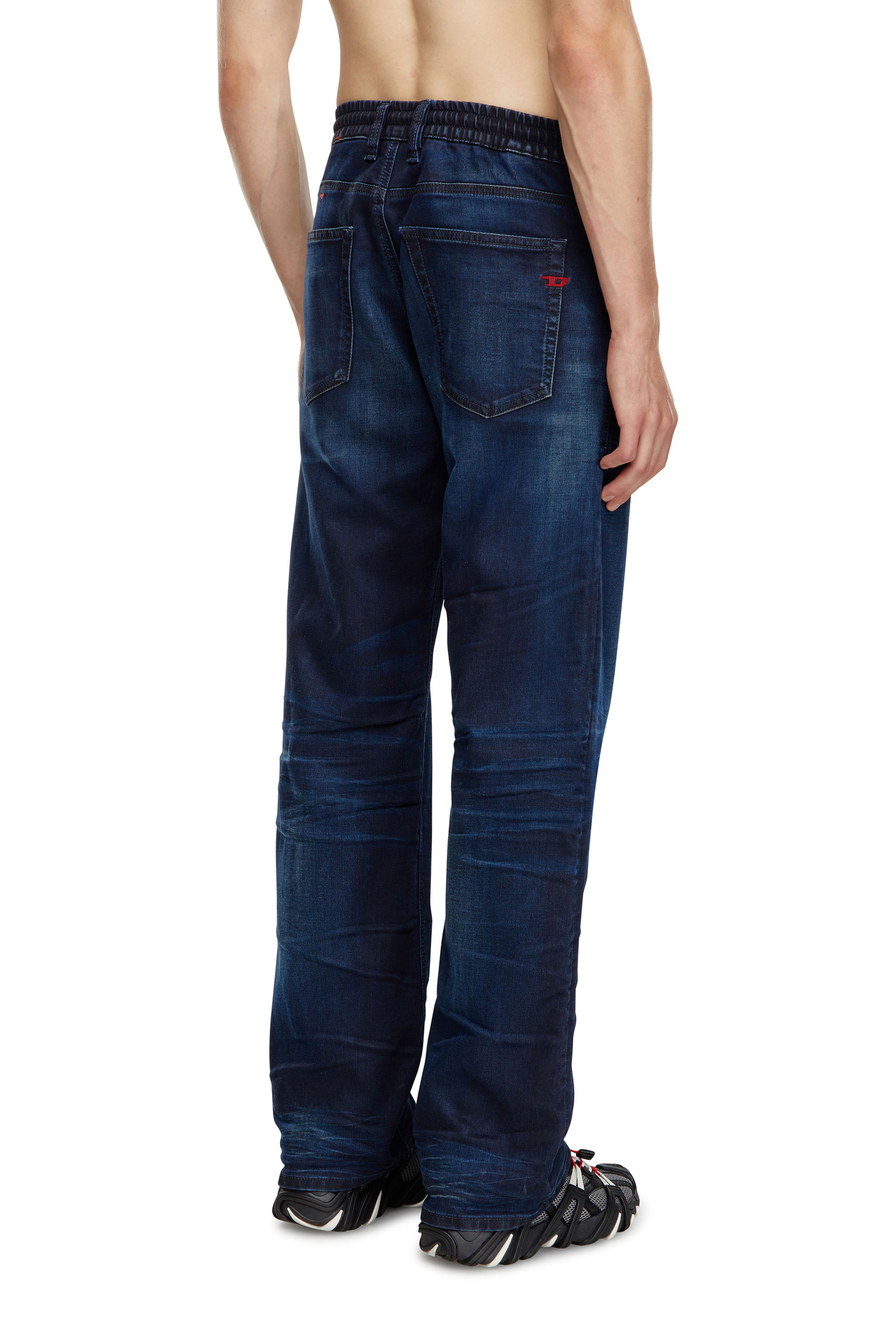 Diesel - Man's Straight 2080 D-Reel Joggjeans® 09J35, Dark Blue - 4