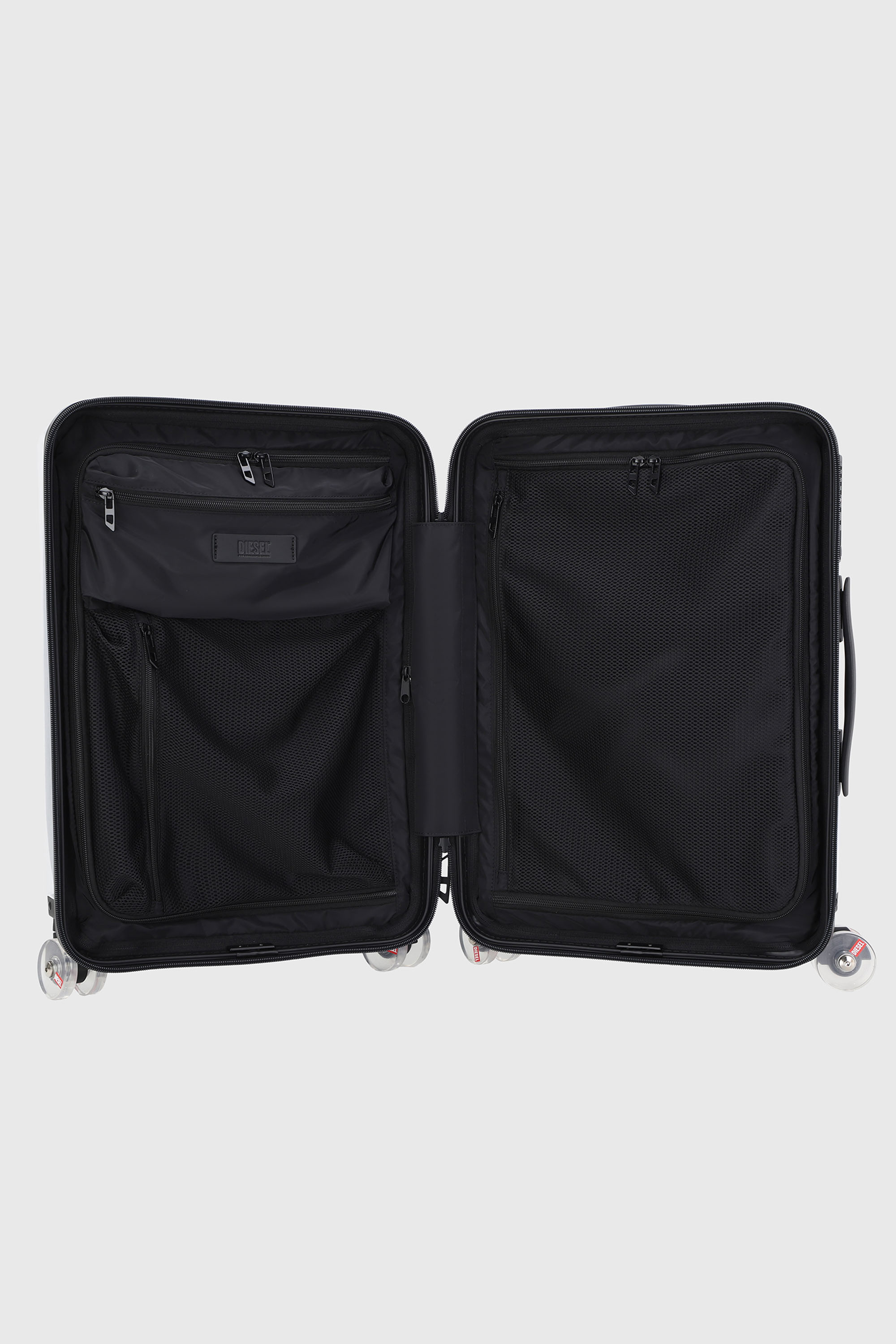 Diesel - LU0036 HARD LUGGAGE - DSL009, Unisex's Transparent logo suitcase size S in Blue - 3