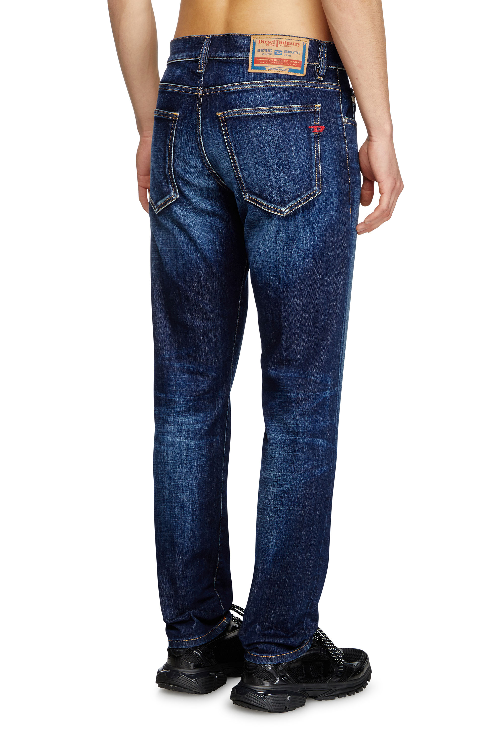 Slim Jeans 2019 D-Strukt 09L61, Medium blue Diesel - Man's Slim Jeans 2019 D-Strukt 09L61, Medium blue - 4