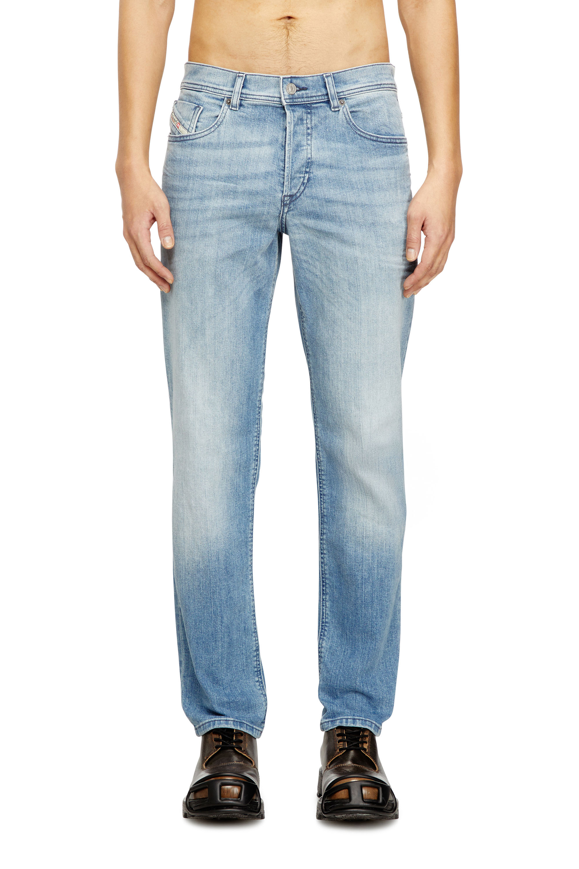 Diesel - Man's Regular Jeans 2023 D-Finitive 0GRDI, Light Blue - 1