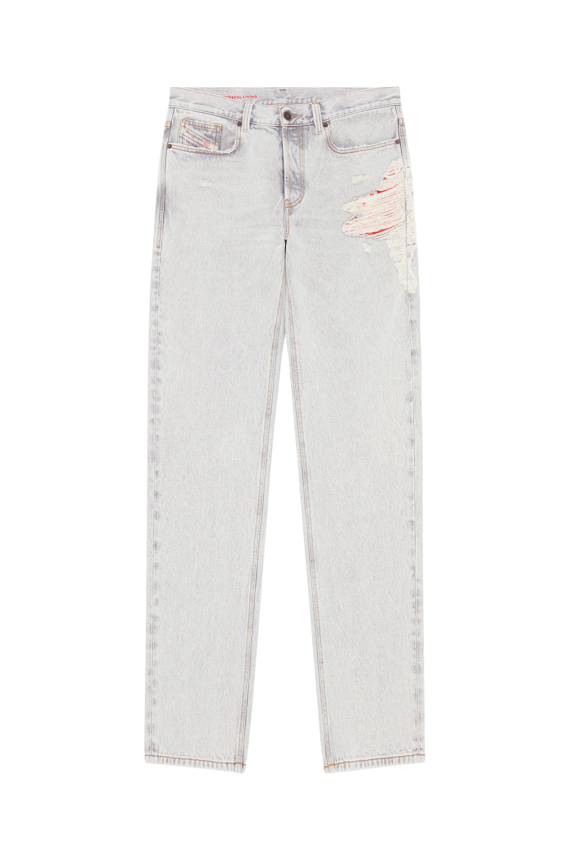 Diesel - 2010 D-Macs 007D9 Straight Jeans, Light Grey - Image 6