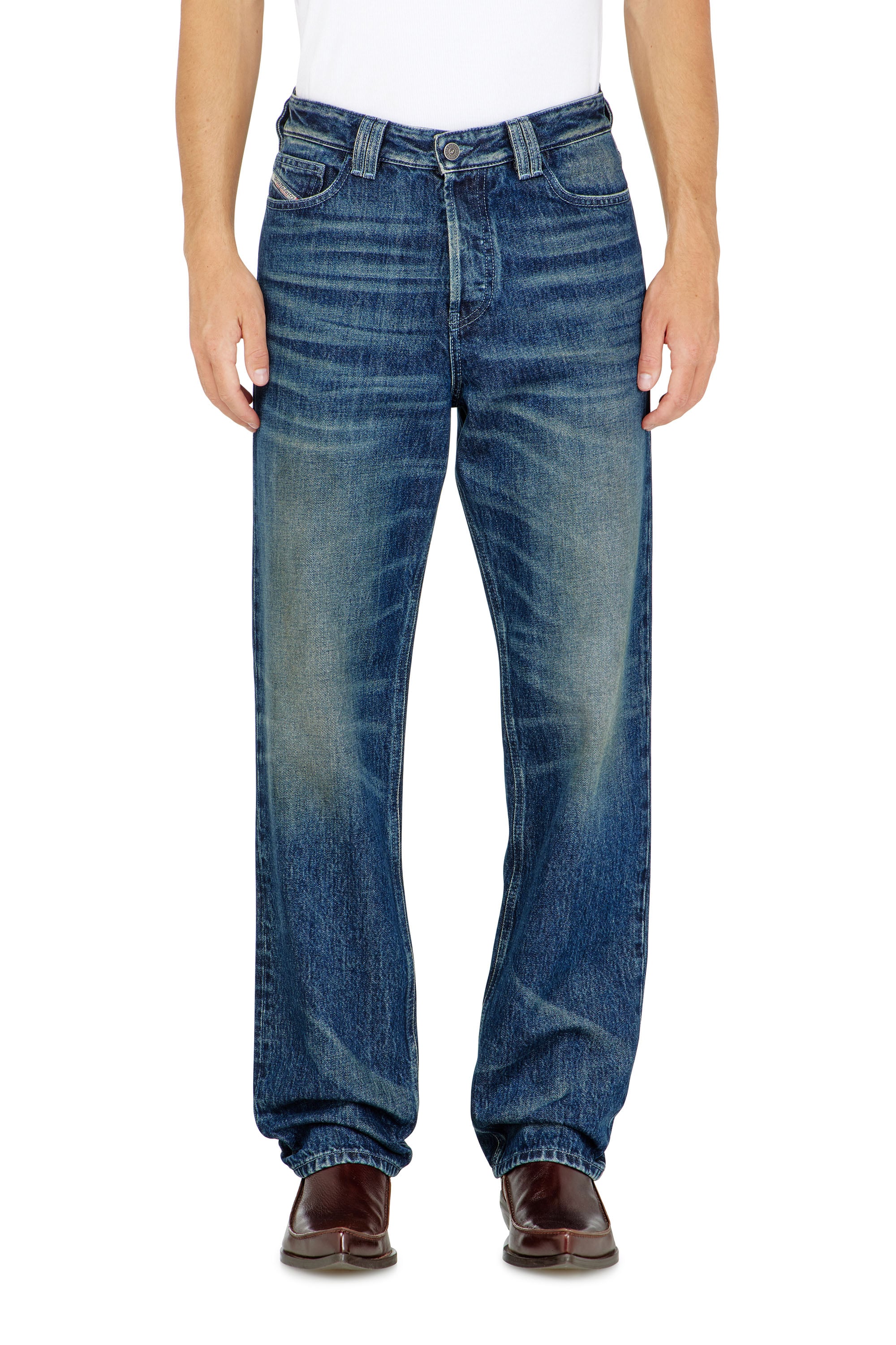 Diesel - Man's Regular Jeans 1991 D-Voeed 007FZ, Dark Blue - 1