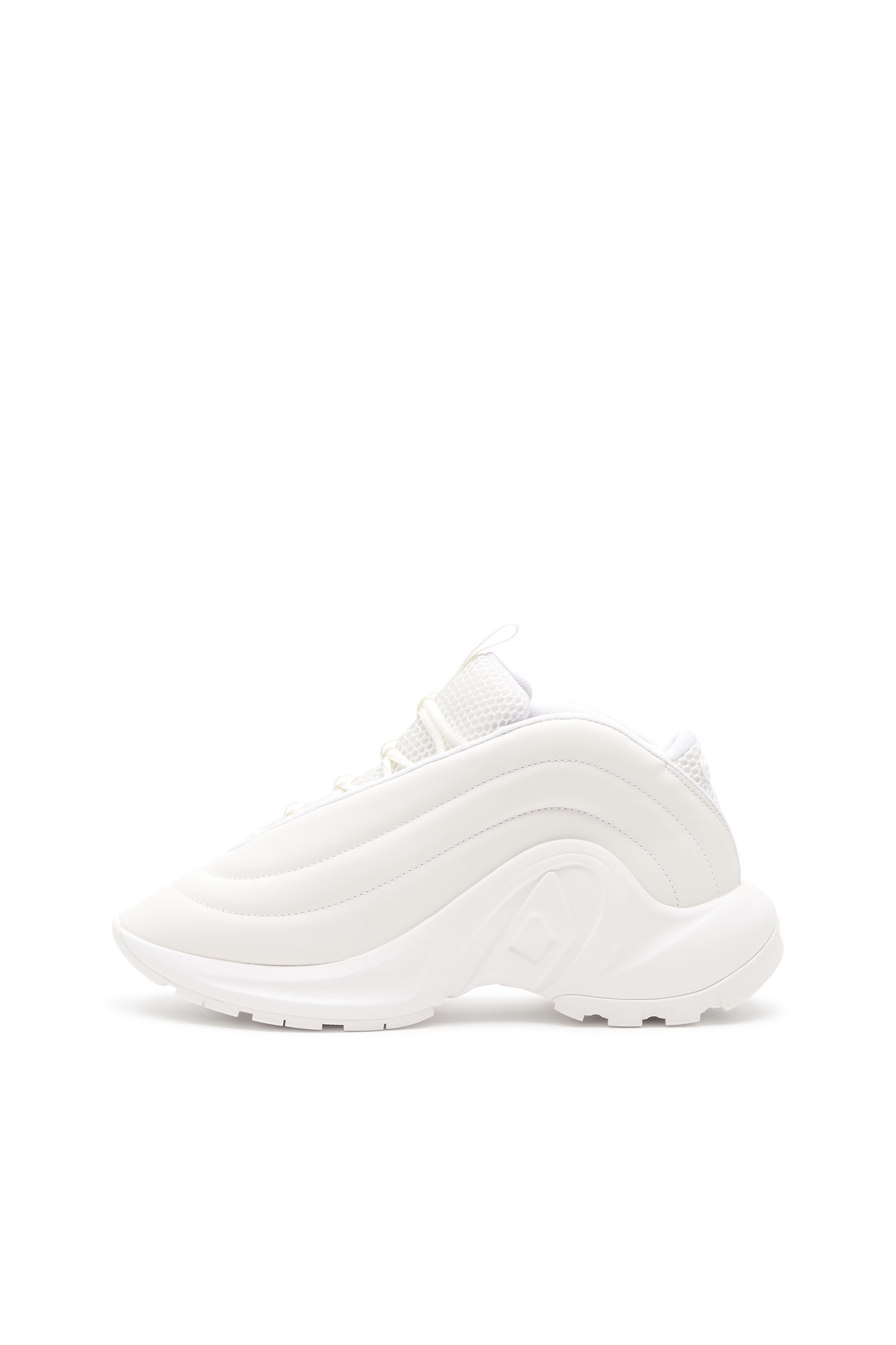 S-D-RUNNER X, White Diesel - S-D-RUNNER X, Unisex's S-D-Runner X-Slip-on sneakers with matte Oval D instep in White - 7