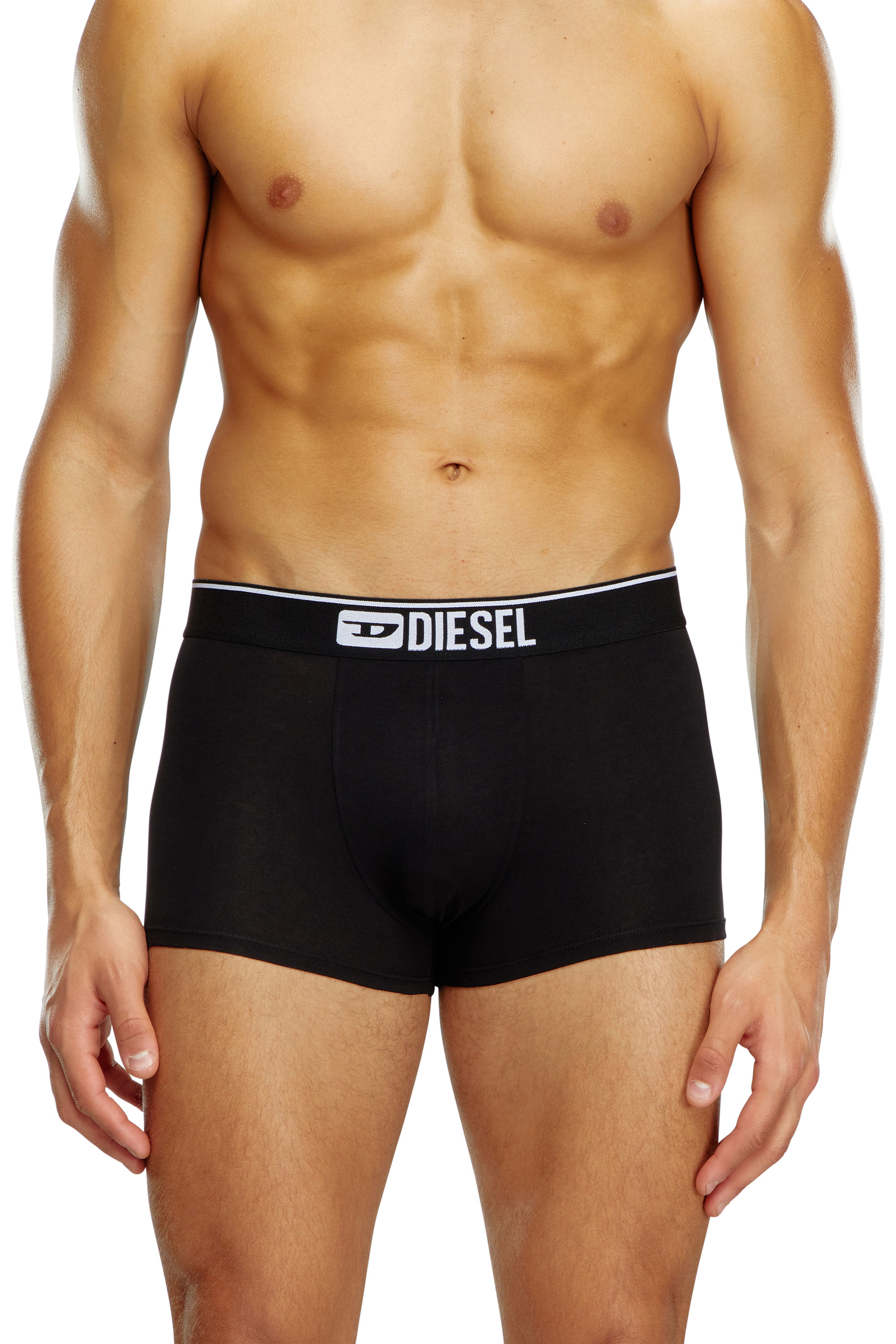 Diesel - UMBX-DAMIENTHREEPACK, Man's Three-pack of plain boxer briefs in Black - 2