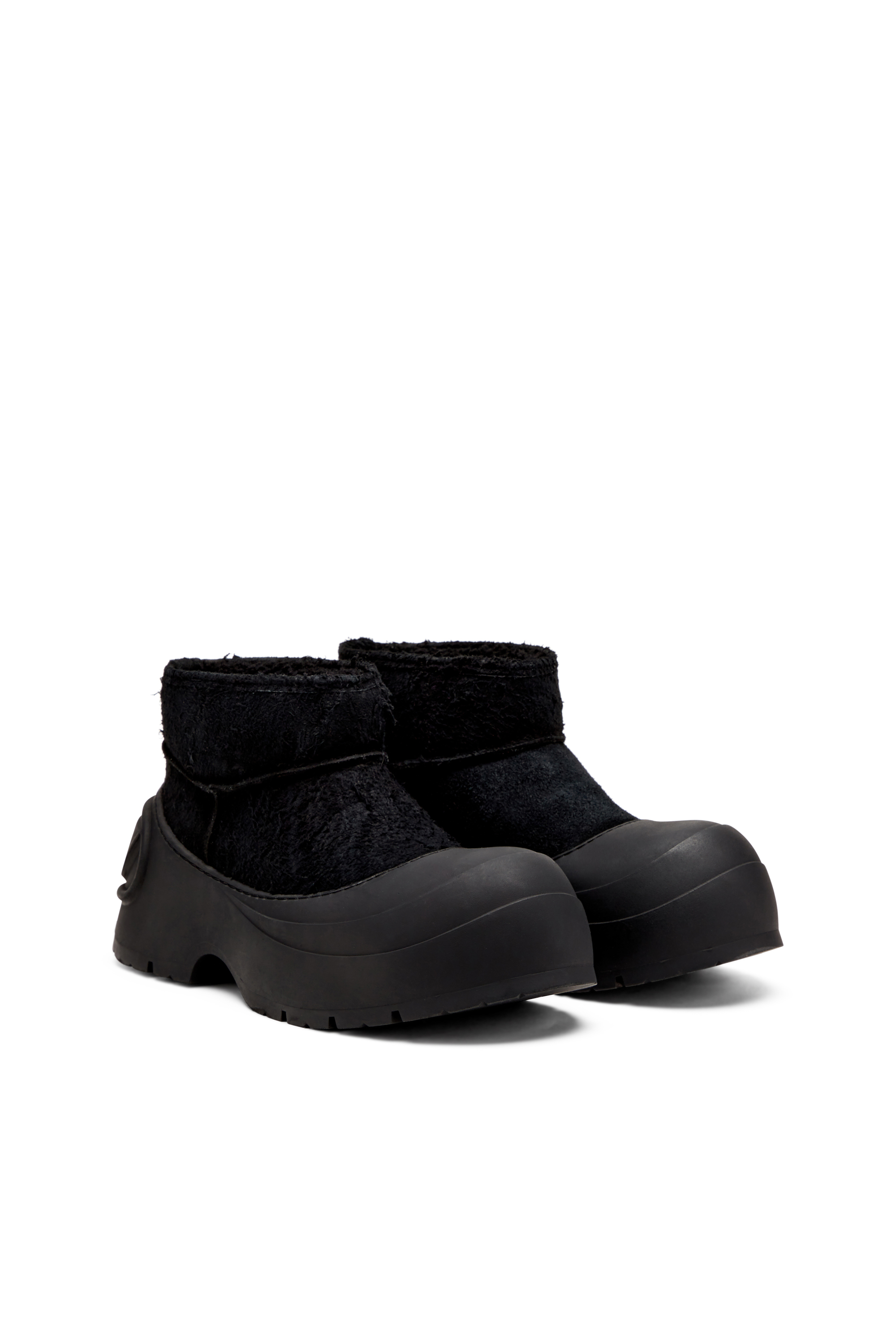 Diesel - D-DONALD MONTONE, Man's Chunky ankle boot with lug sole in Black - 2