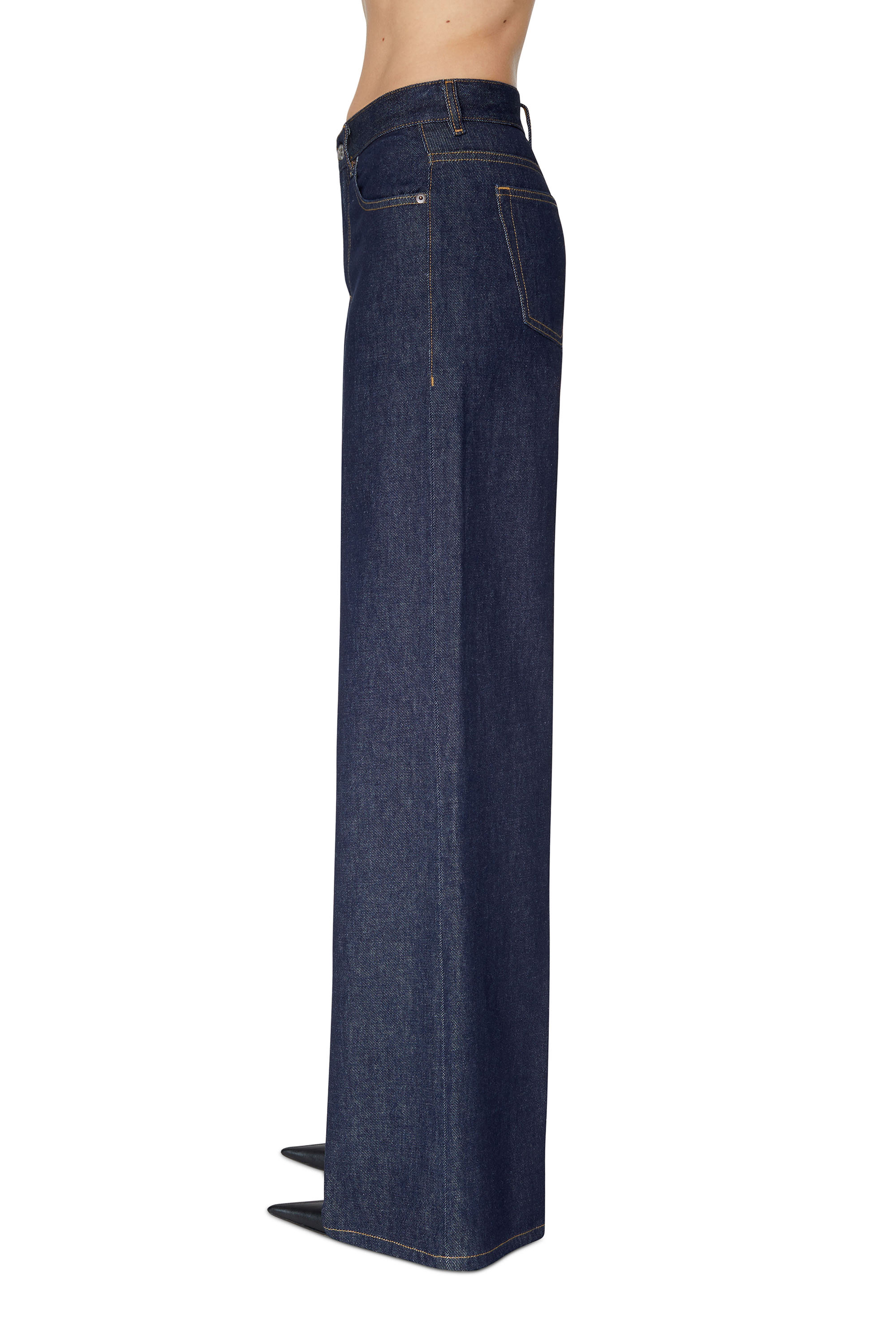Diesel - 1978 Z9C02 Bootcut and Flare Jeans, Dark Blue - Image 3