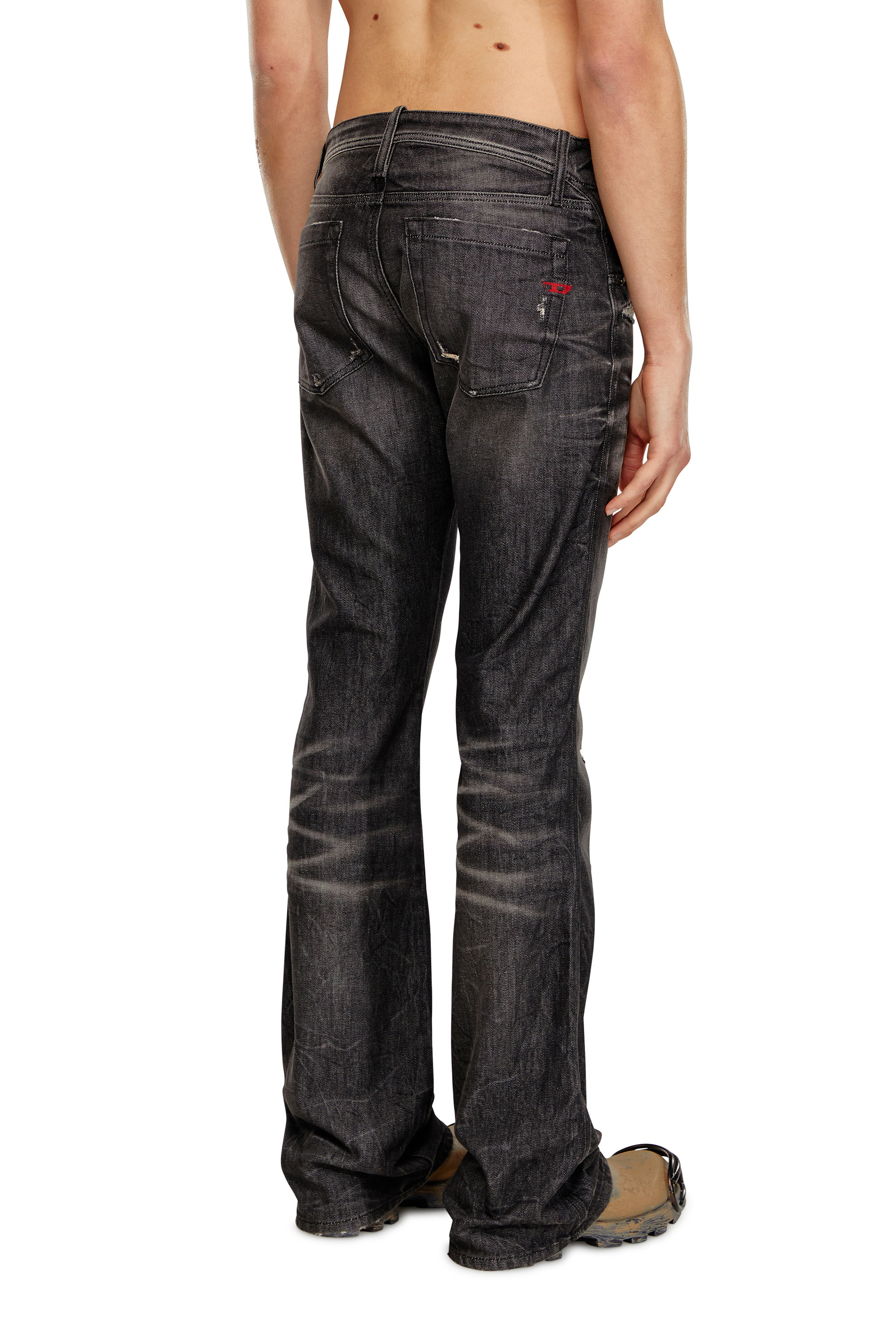 Diesel - Bootcut Jeans D-Backler 09H51, Black/Dark grey - Image 4