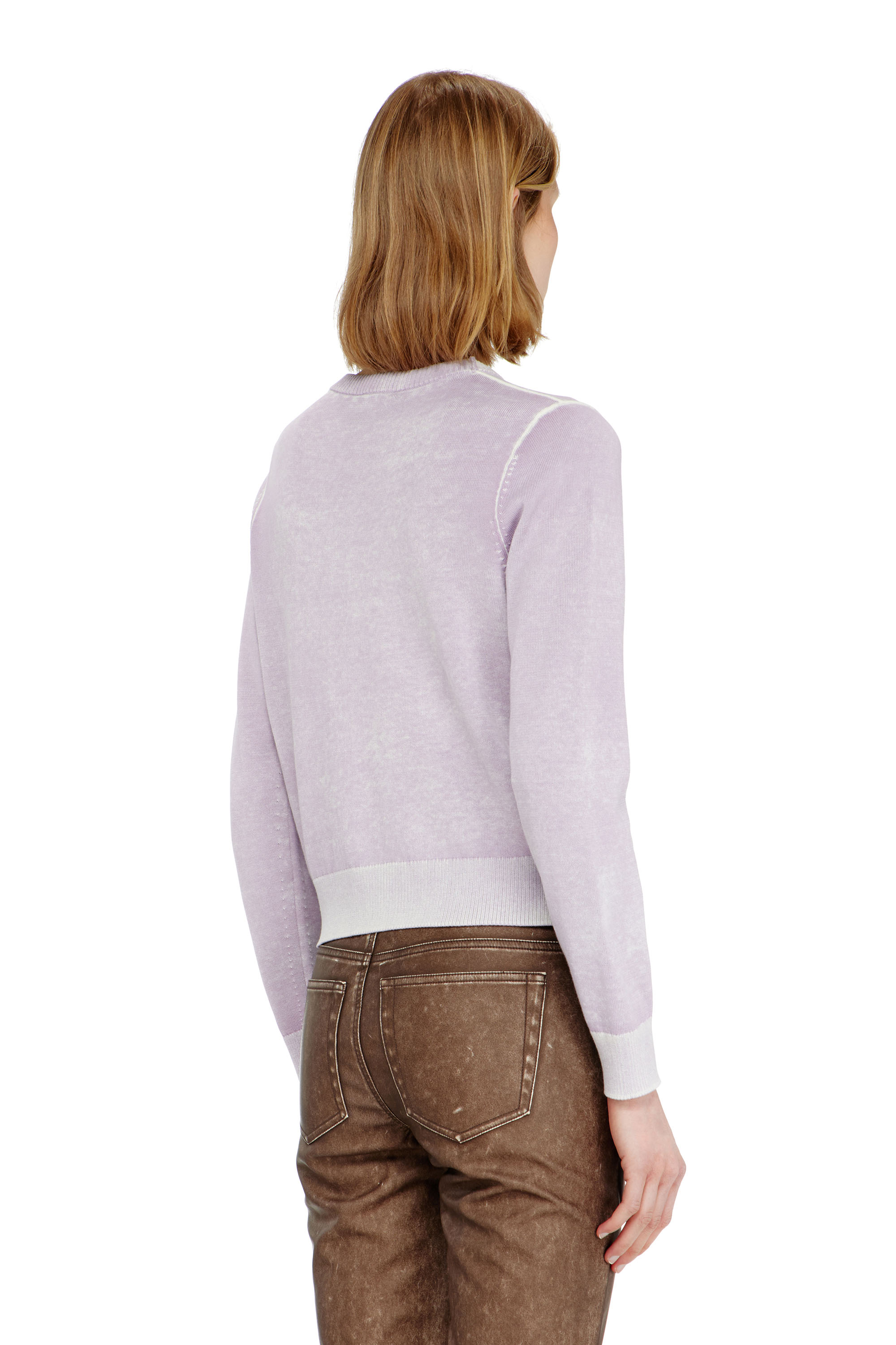 Diesel - M-LOVRE, Woman's Jumper with faded reverse print in null - 4