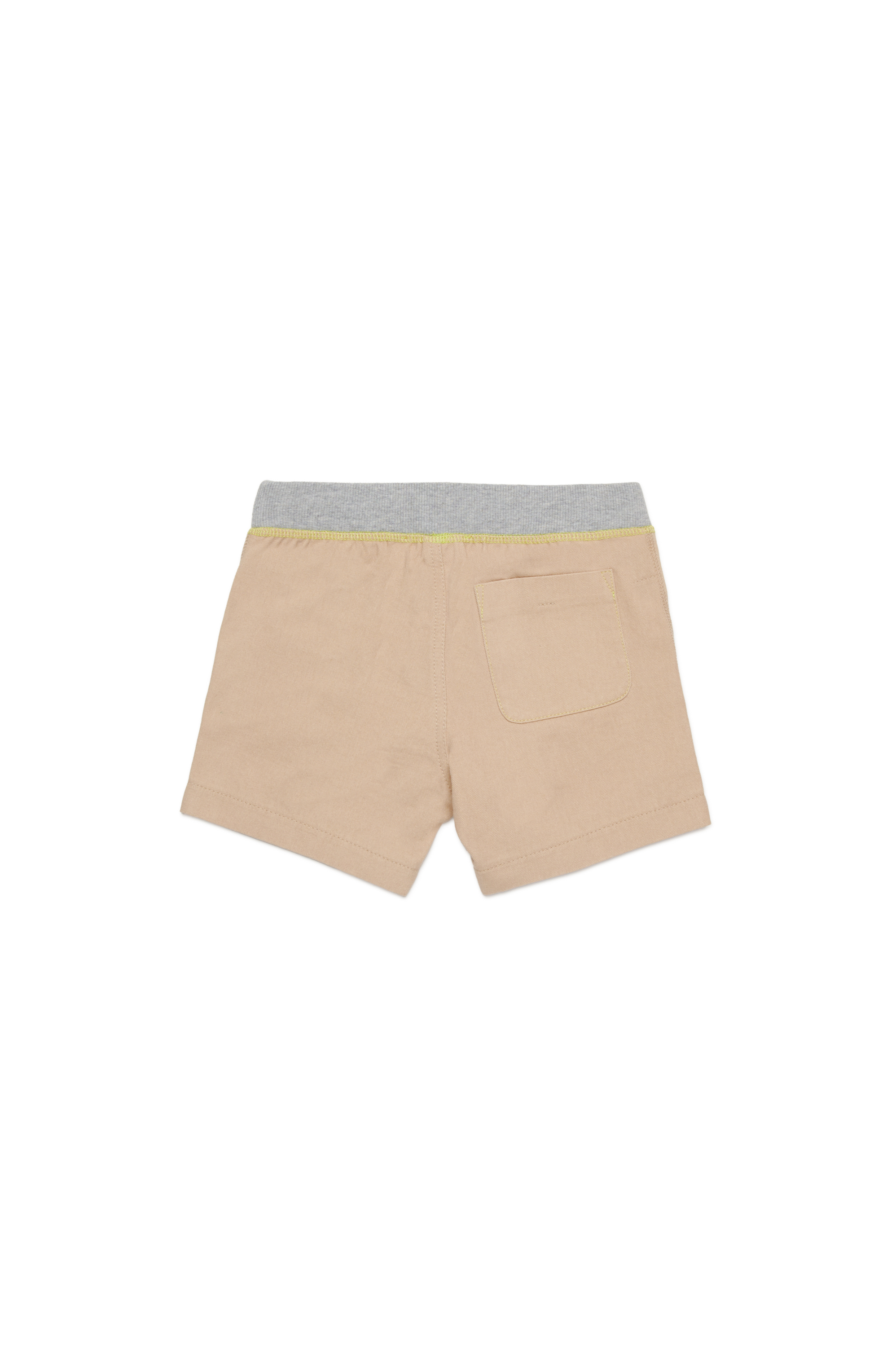 Diesel - POLFIB, Man's Shorts in jersey and gabardine in Grey - 2