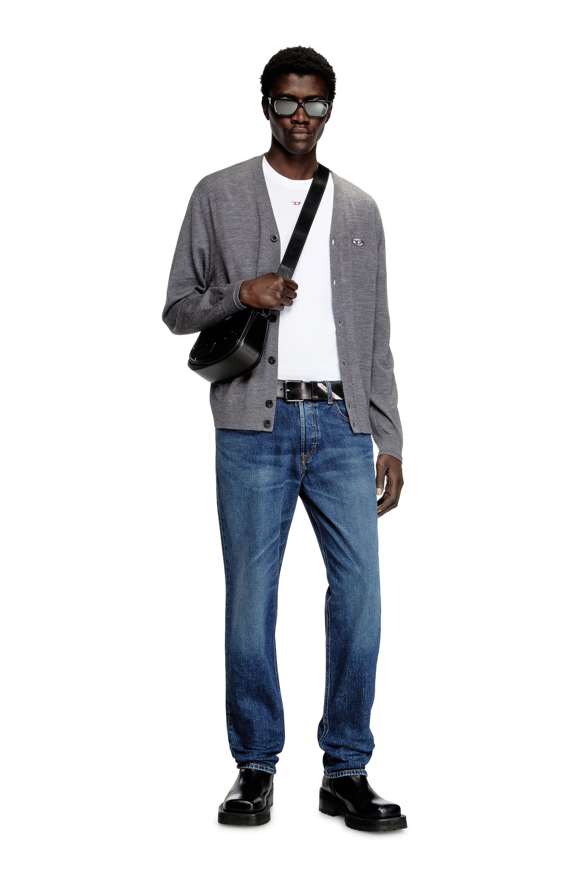 Diesel - Man's Regular Jeans 2023 D-Finitive 09L21, Medium blue - 1