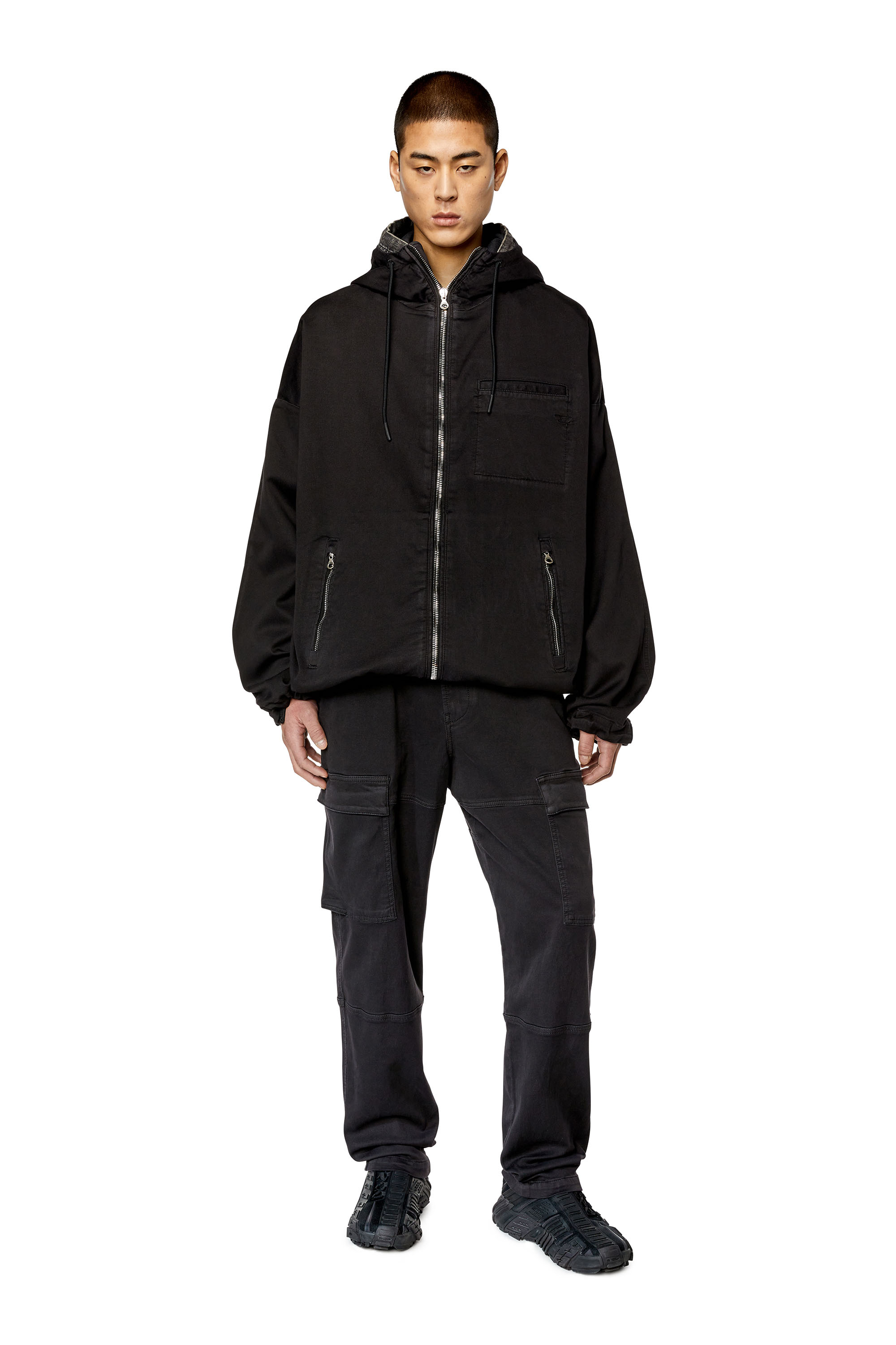 Diesel - Krooley JoggJeans® 068DY Tapered, Black - Image 4