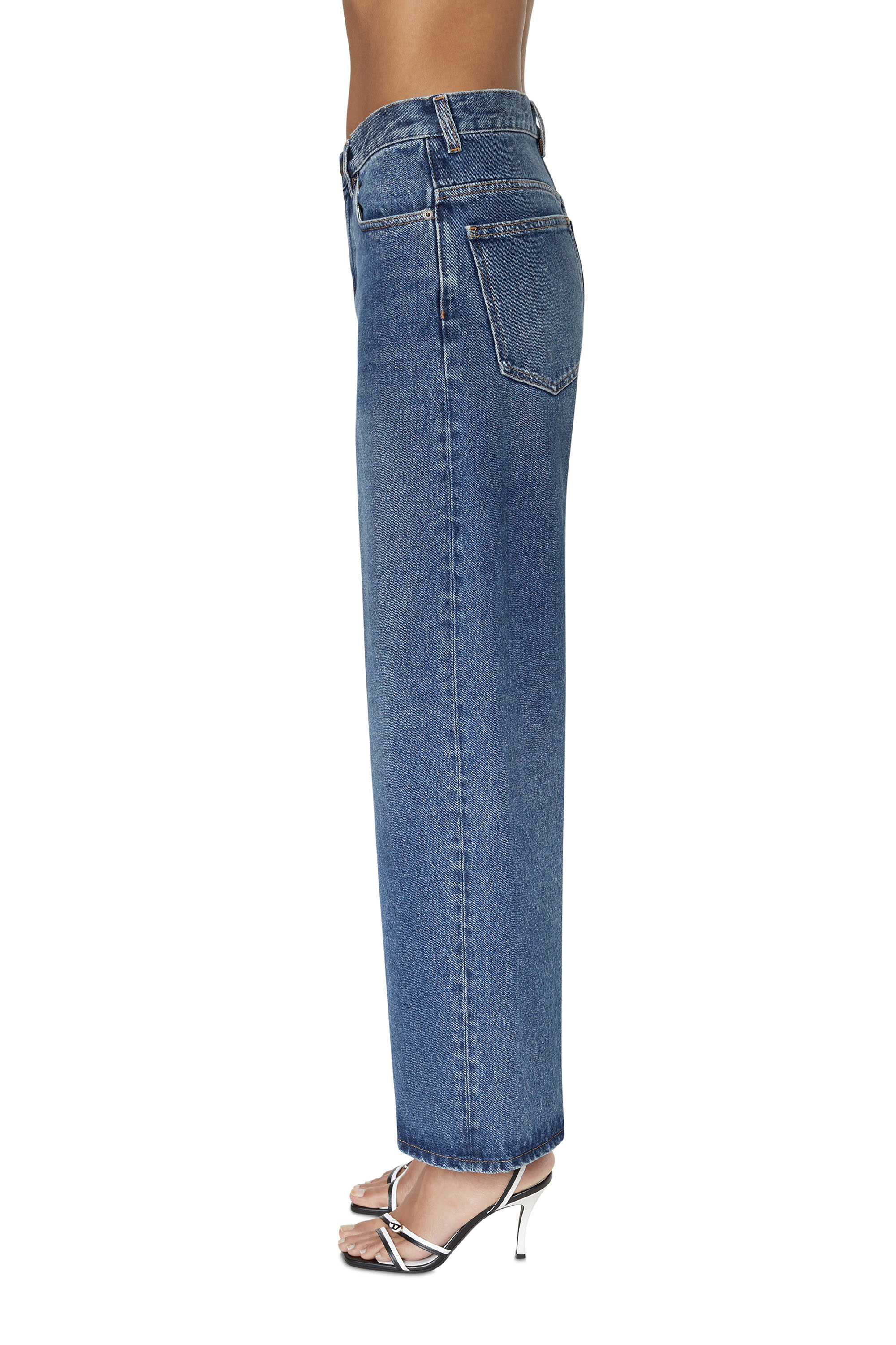 Diesel - 2000 WIDEE 007E5 Bootcut and Flare Jeans, Medium blue - Image 4