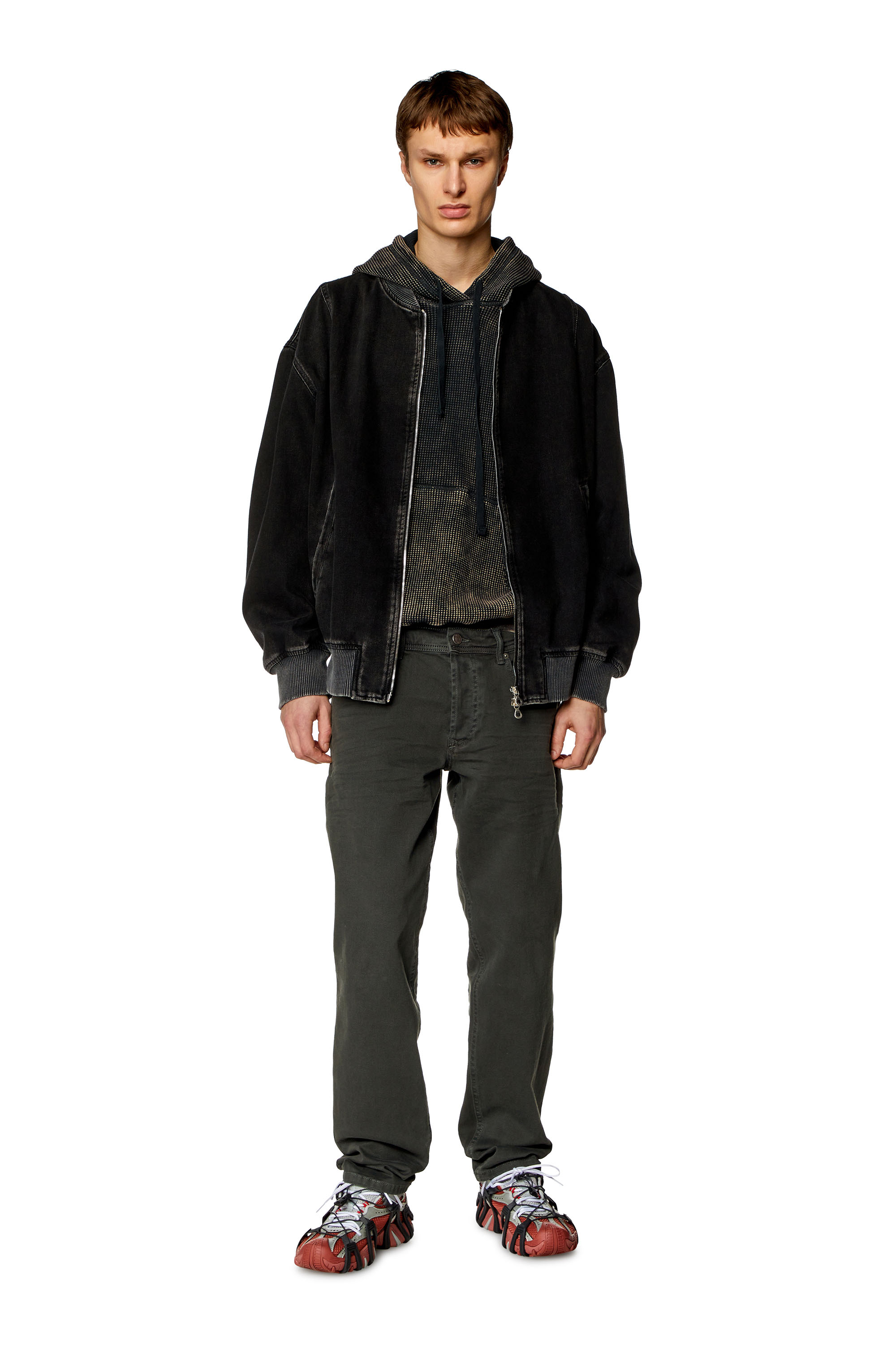 Diesel - Tapered Jeans 2023 D-Finitive 0QWTY, Dark grey - Image 4
