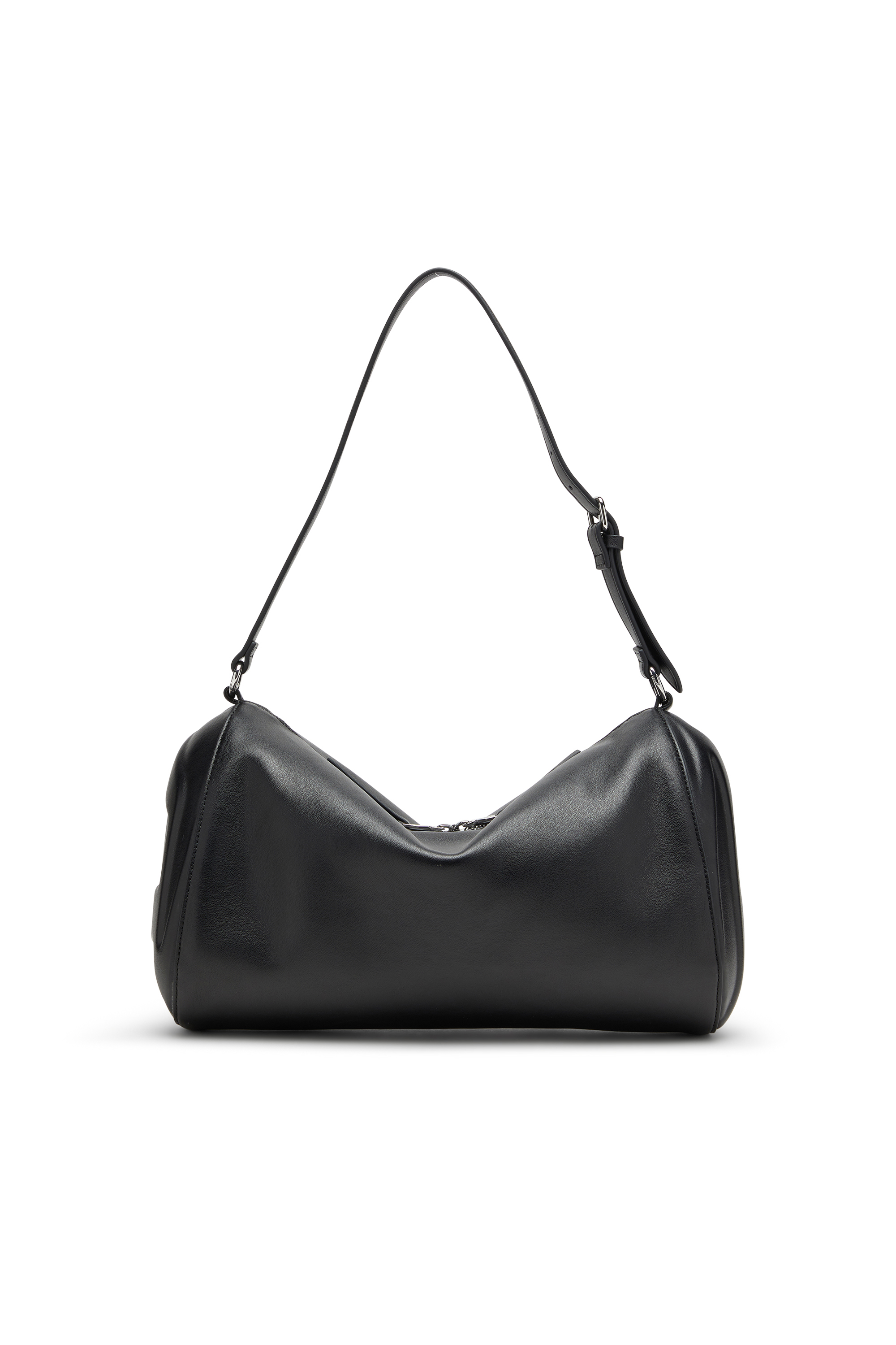 Diesel - LOAD-D SHOULDER BAG X, Unisex's Load-D-Shoulder bag with hard-shell logo sides in Black - 2