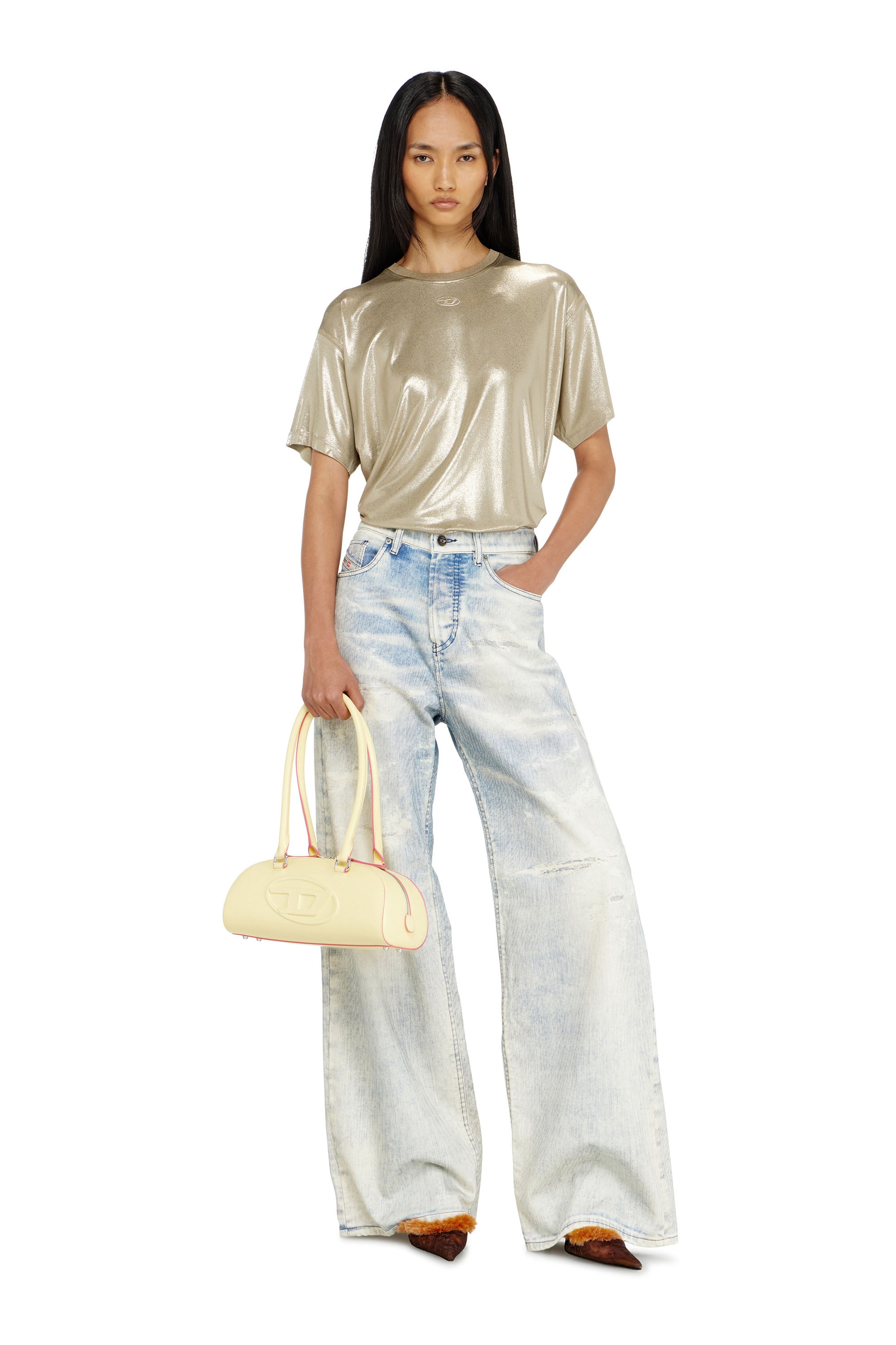Diesel - Woman's Relaxed Jeans 1996 D-Sire 09R69, Light Blue - 2