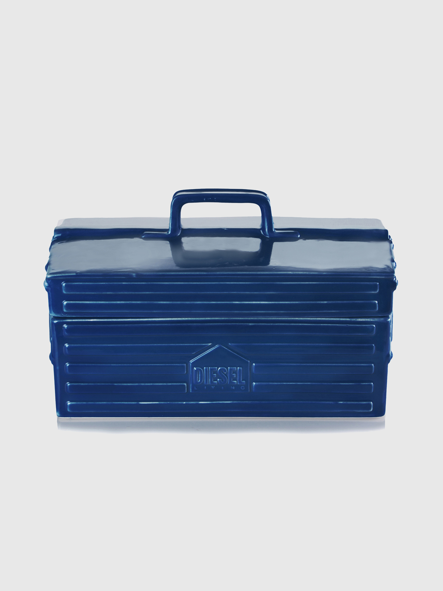 Diesel - 11056 WORK IS OVER, Unisex's Blue porcelain tool box in Blue - 2