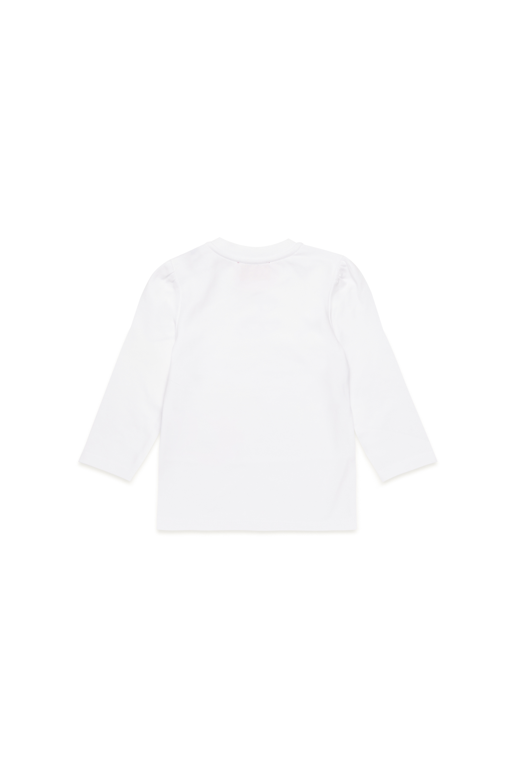 Diesel - TBIRTAB, Woman Top with crystal Oval D logo in White - Image 2
