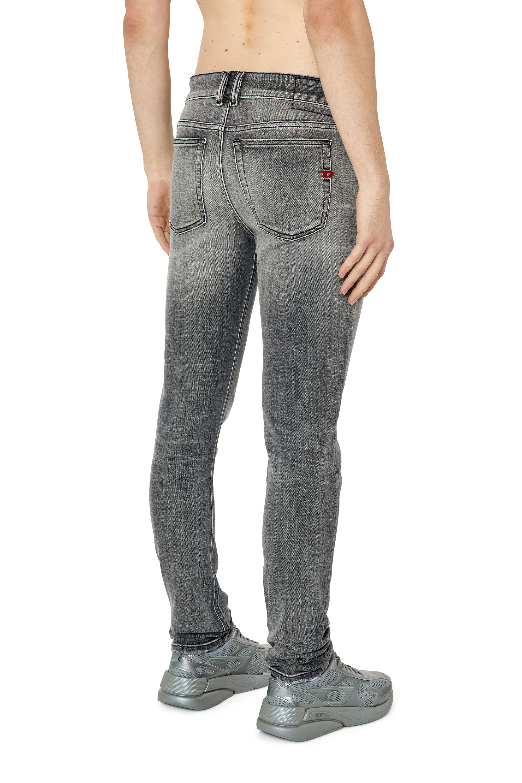 Skinny Jeans 1979 Sleenker 09E71, Black/Dark grey Diesel - Man's Skinny Jeans 1979 Sleenker 09E71, Black/Dark grey - 4