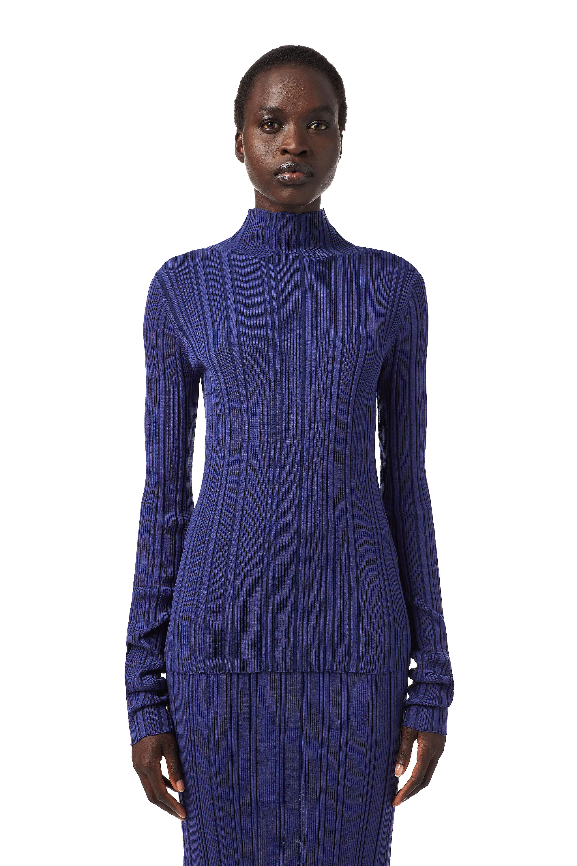 M-ALBERTA, Dark Violet - Knitwear