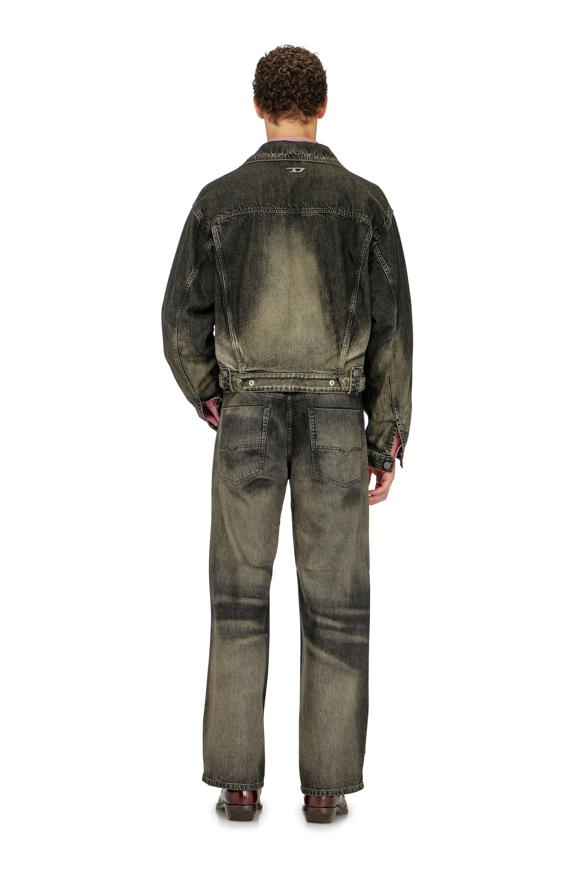 Diesel - Unisex's Relaxed Jeans 1982 D-Hakou 09R33, Black/Dark grey - 4