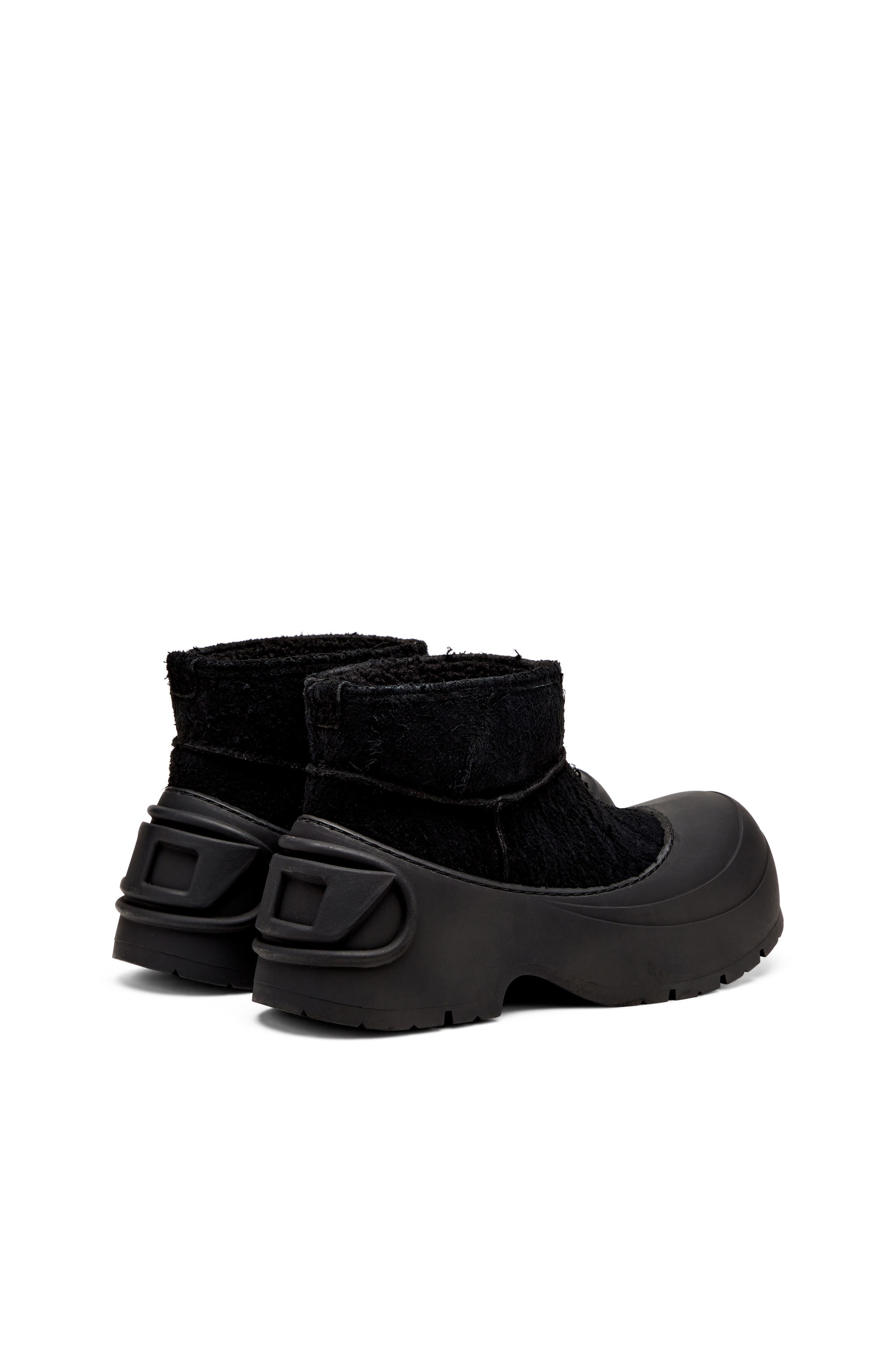 D-DONALD MONTONE, Black Diesel - D-DONALD MONTONE, Man's D-Donald-Chunky ankle boot with lug sole in Black - 3