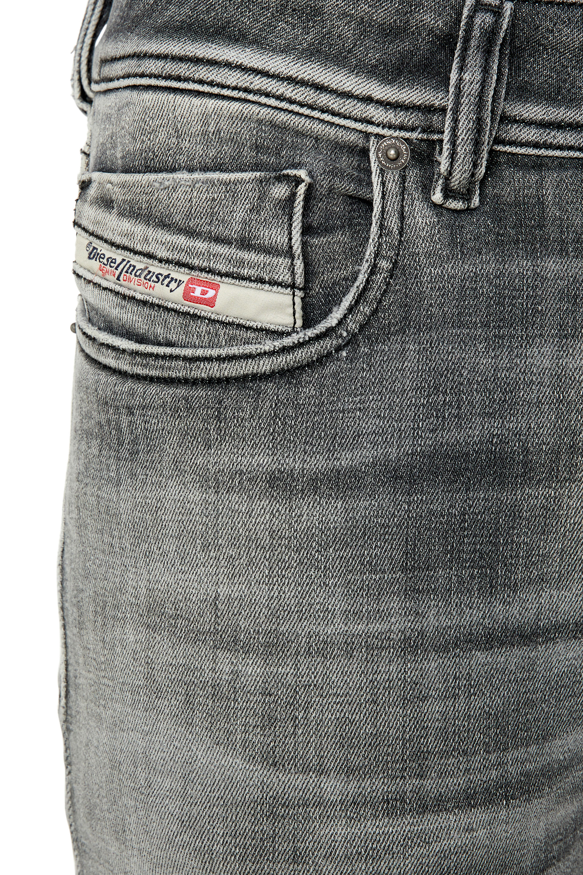 Skinny Jeans 1979 Sleenker 09E71, Black/Dark grey Diesel - Man's Skinny Jeans 1979 Sleenker 09E71, Black/Dark grey - 5
