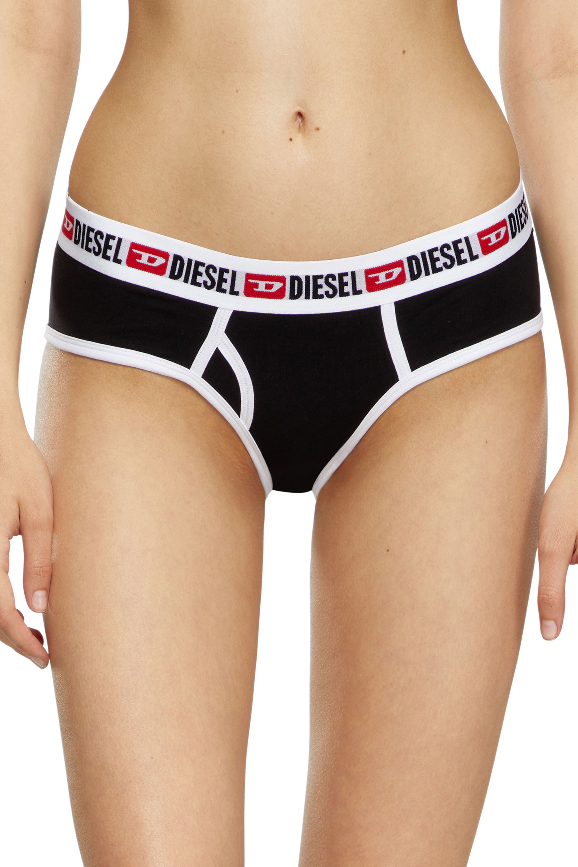 Diesel - UFPN-OXY-THREEPACK, Woman's Three-pack of Denim Division briefs in Black - 2