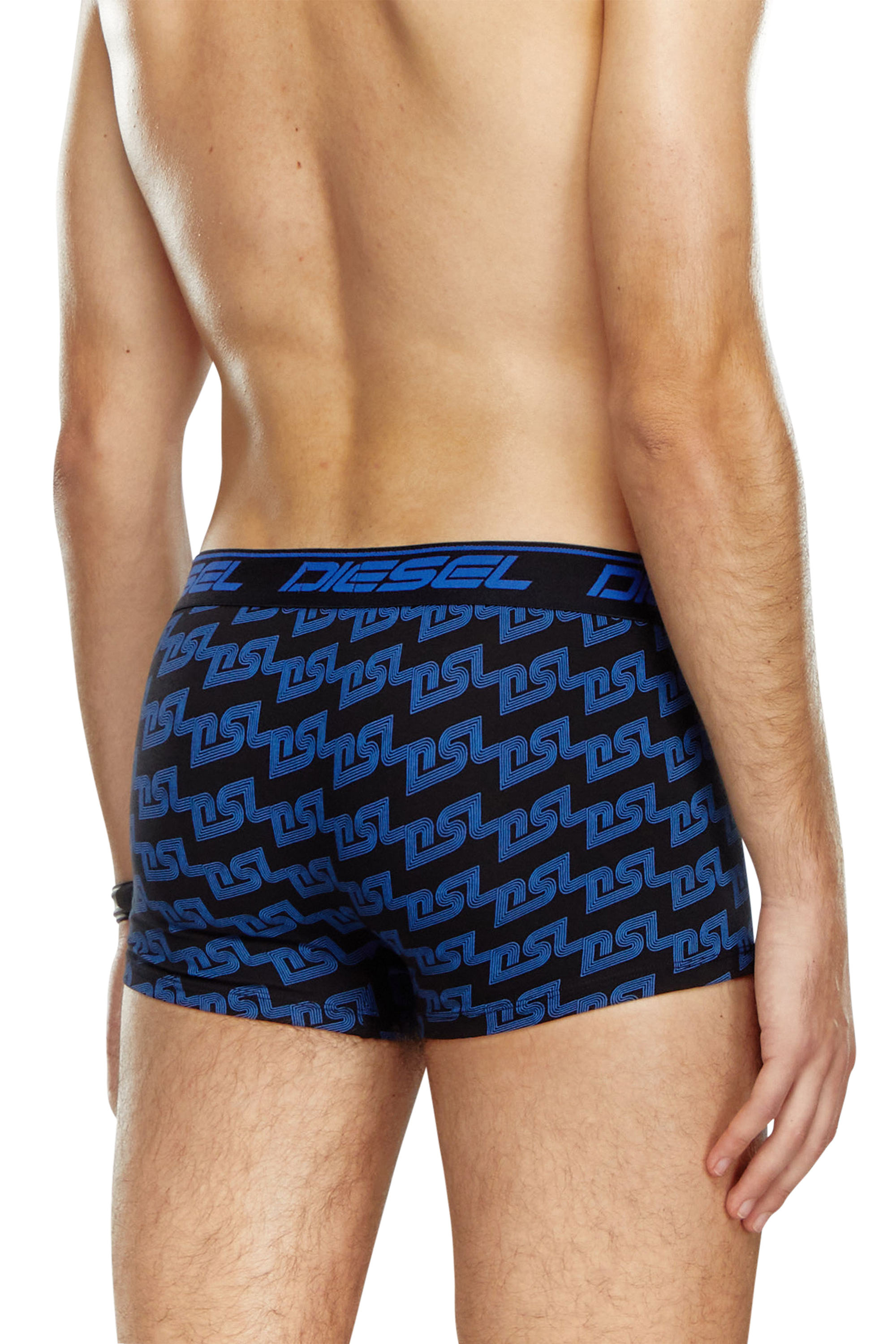 Diesel - UMBX-DAMIEN, Man's Boxer briefs with splatter print in Blue - 3