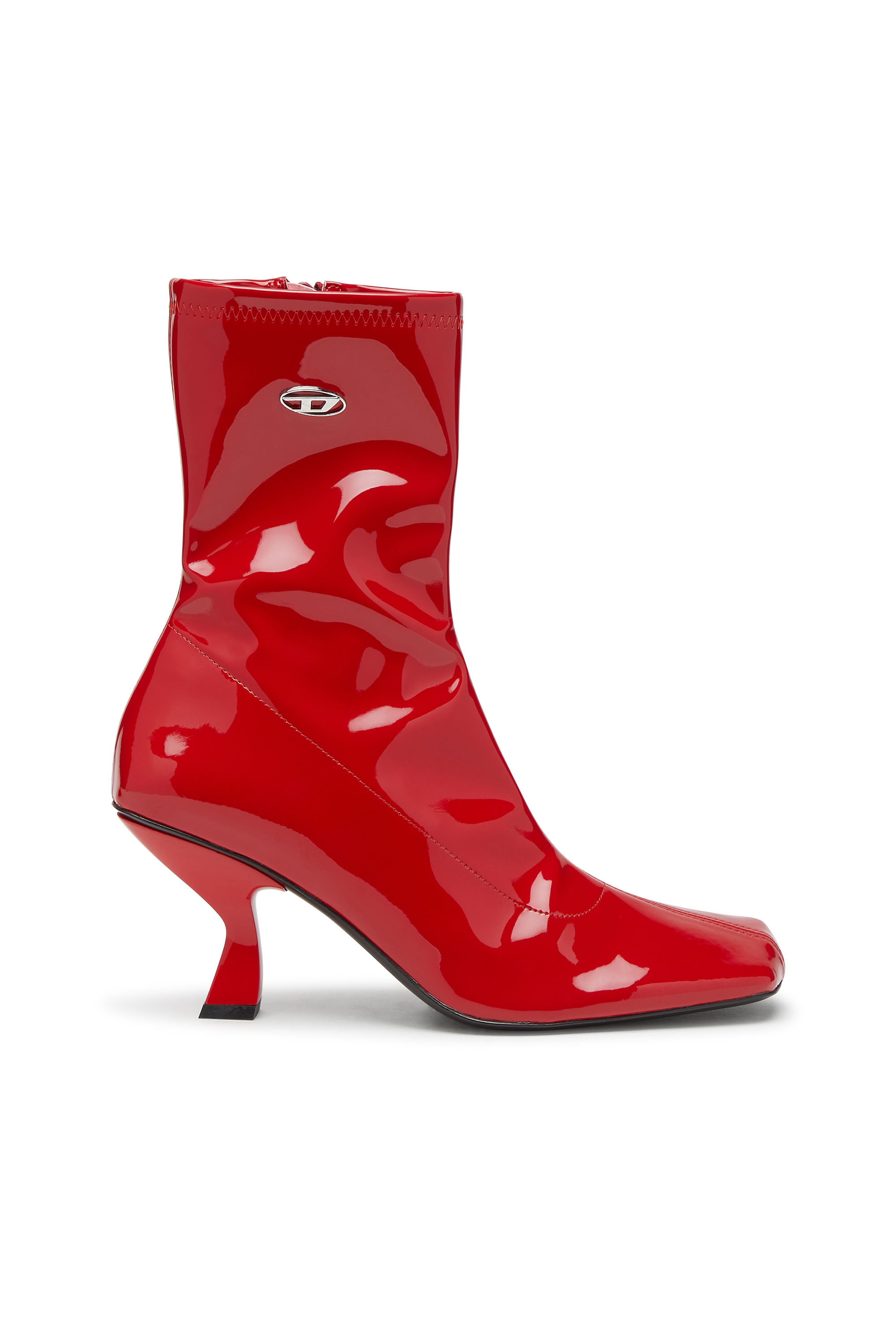 D-AMBER MD BT, Red Diesel - D-AMBER MD BT, Woman's D-Amber-Ankle boots in patent stretch PU in Red - 1