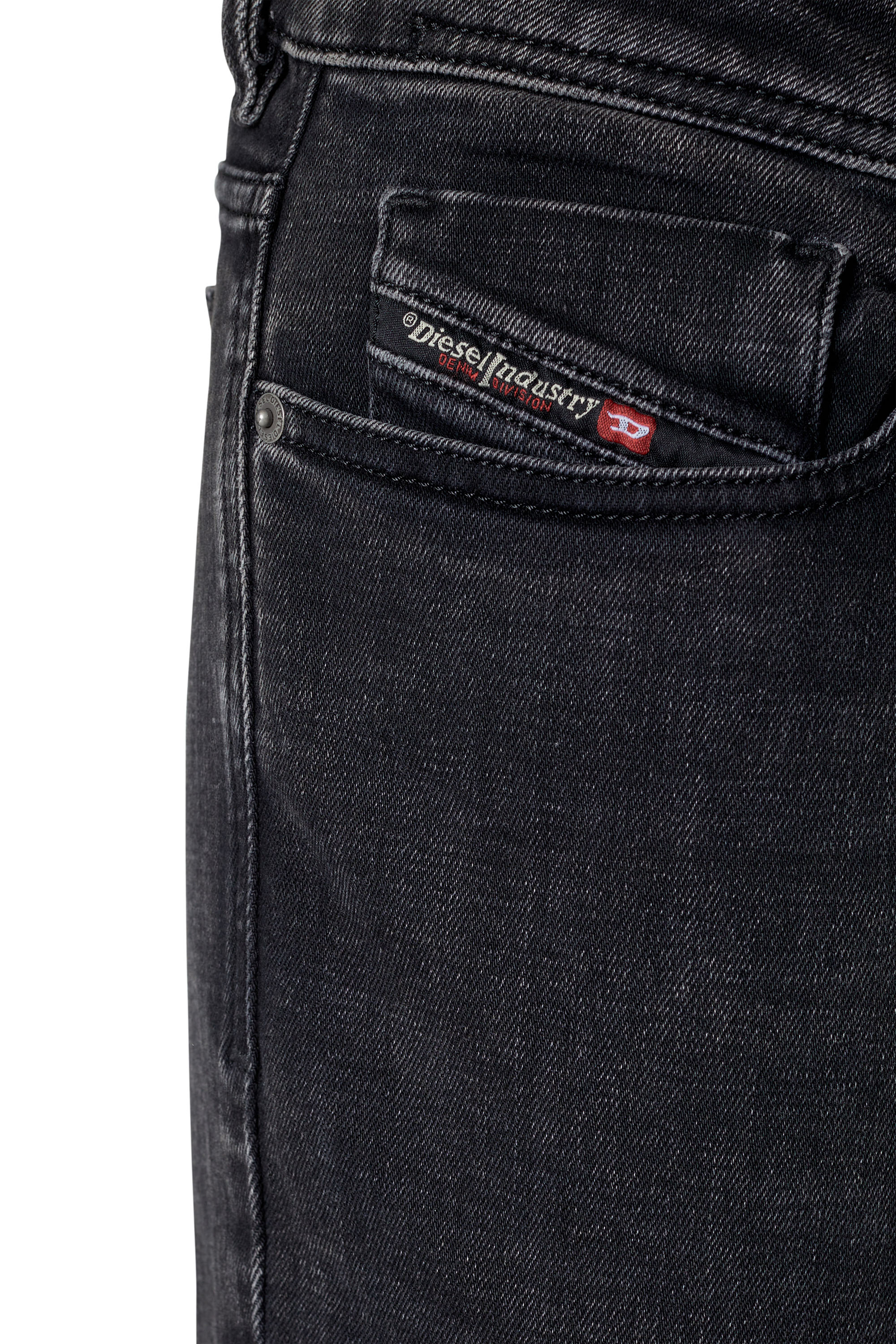 Diesel - Skinny Jeans 1979 Sleenker 09C23, Black/Dark grey - Image 4