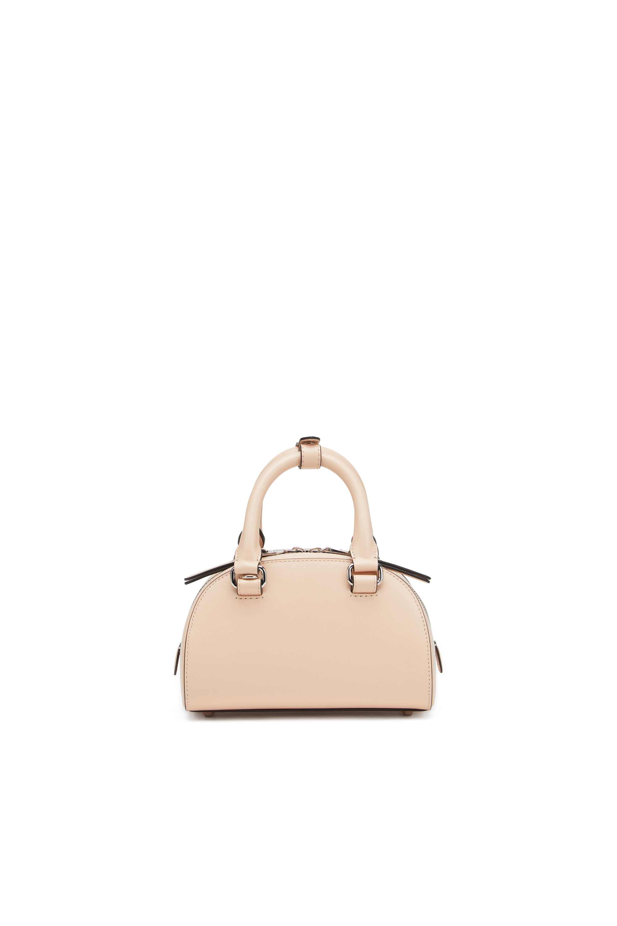 1DR DOME CROSSBODY, Pink Diesel - 1DR DOME CROSSBODY, Woman's 1DR Dome-Leather mini bowling bag in Pink - 2