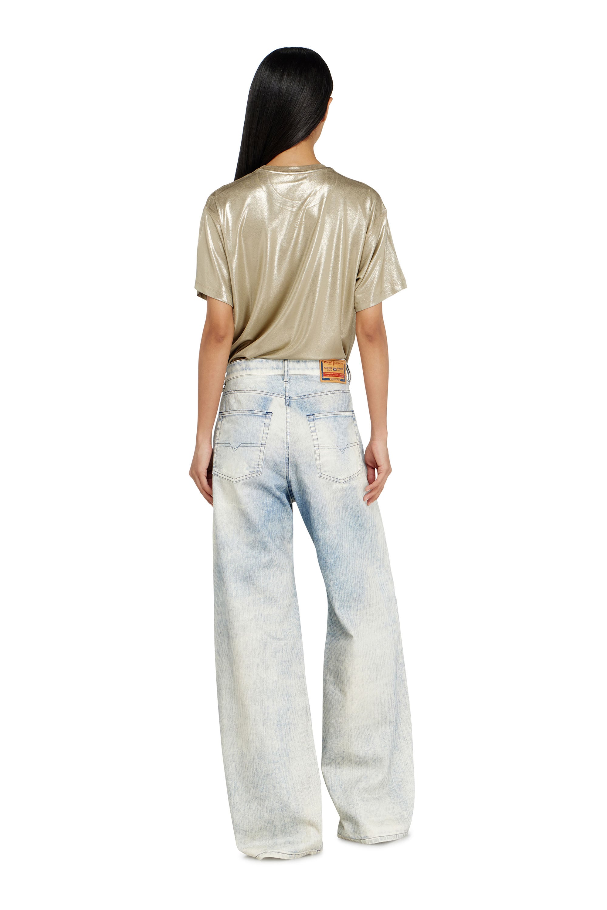 Diesel - Woman's Relaxed Jeans 1996 D-Sire 09R69, Light Blue - 4