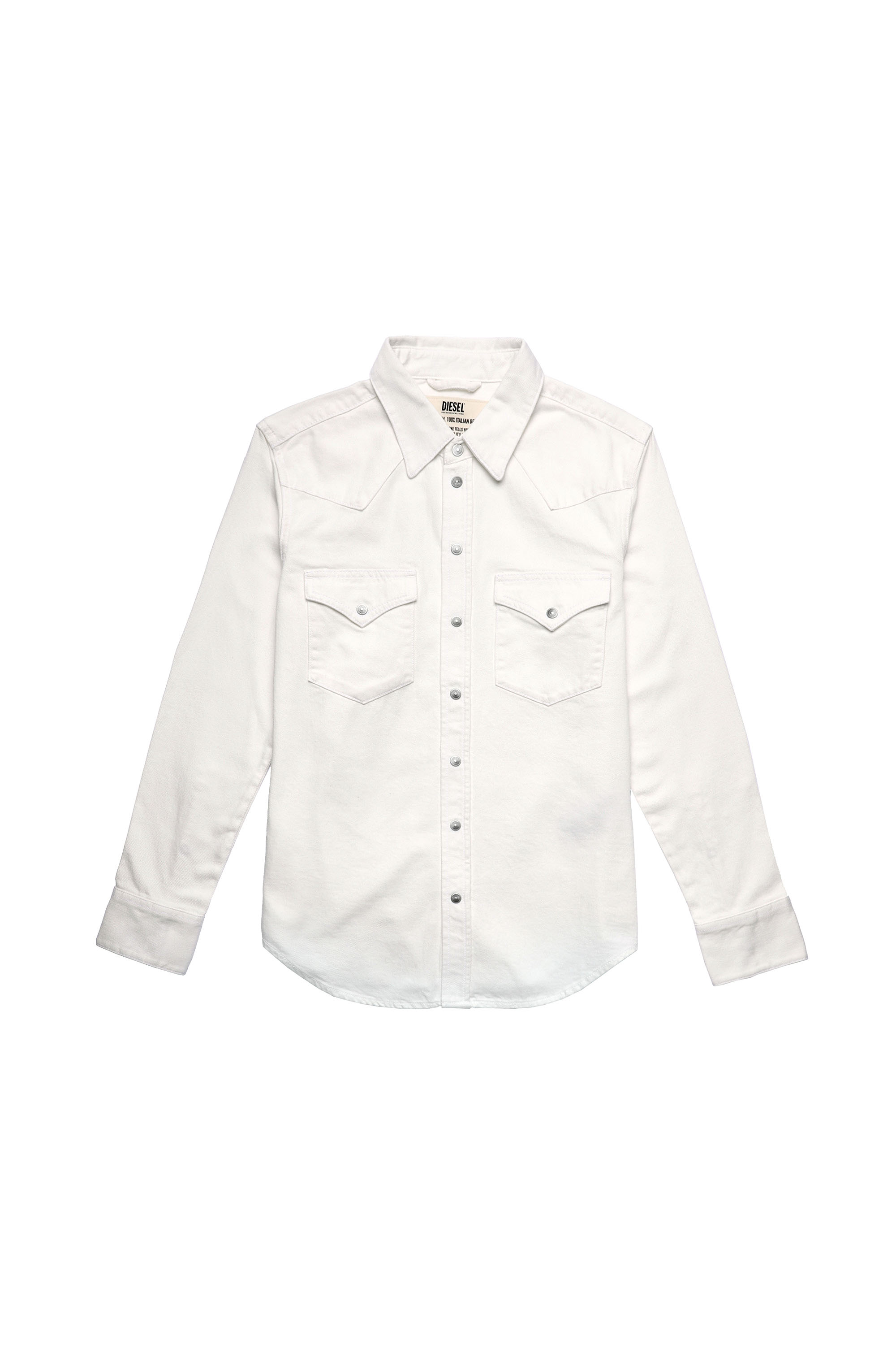 DE-RINGY, White - Denim Shirts
