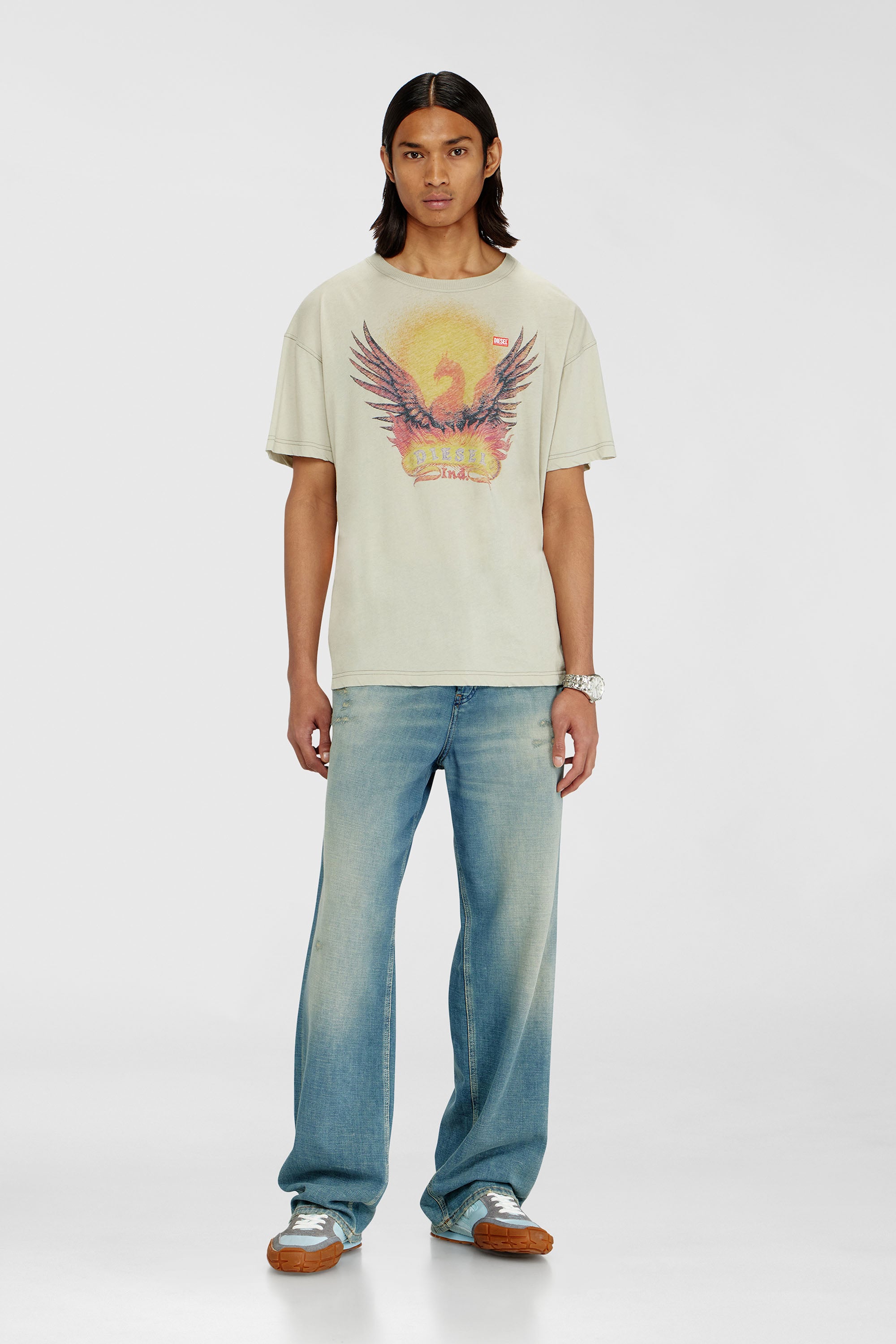 Regular T-shirt with Phoenix print