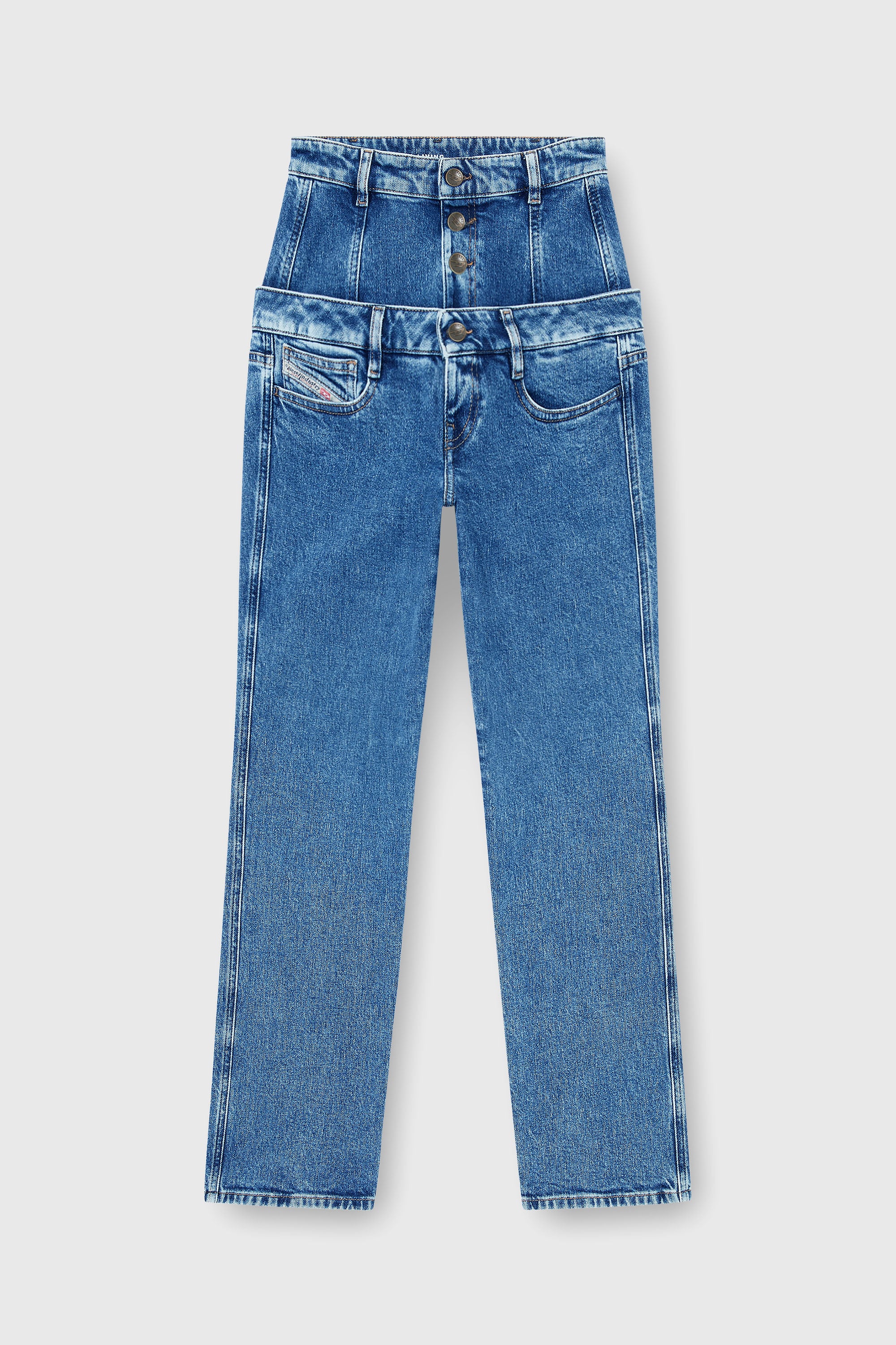 Diesel - Woman's Slim Jeans D-Fynora 007EU, Medium blue - 2