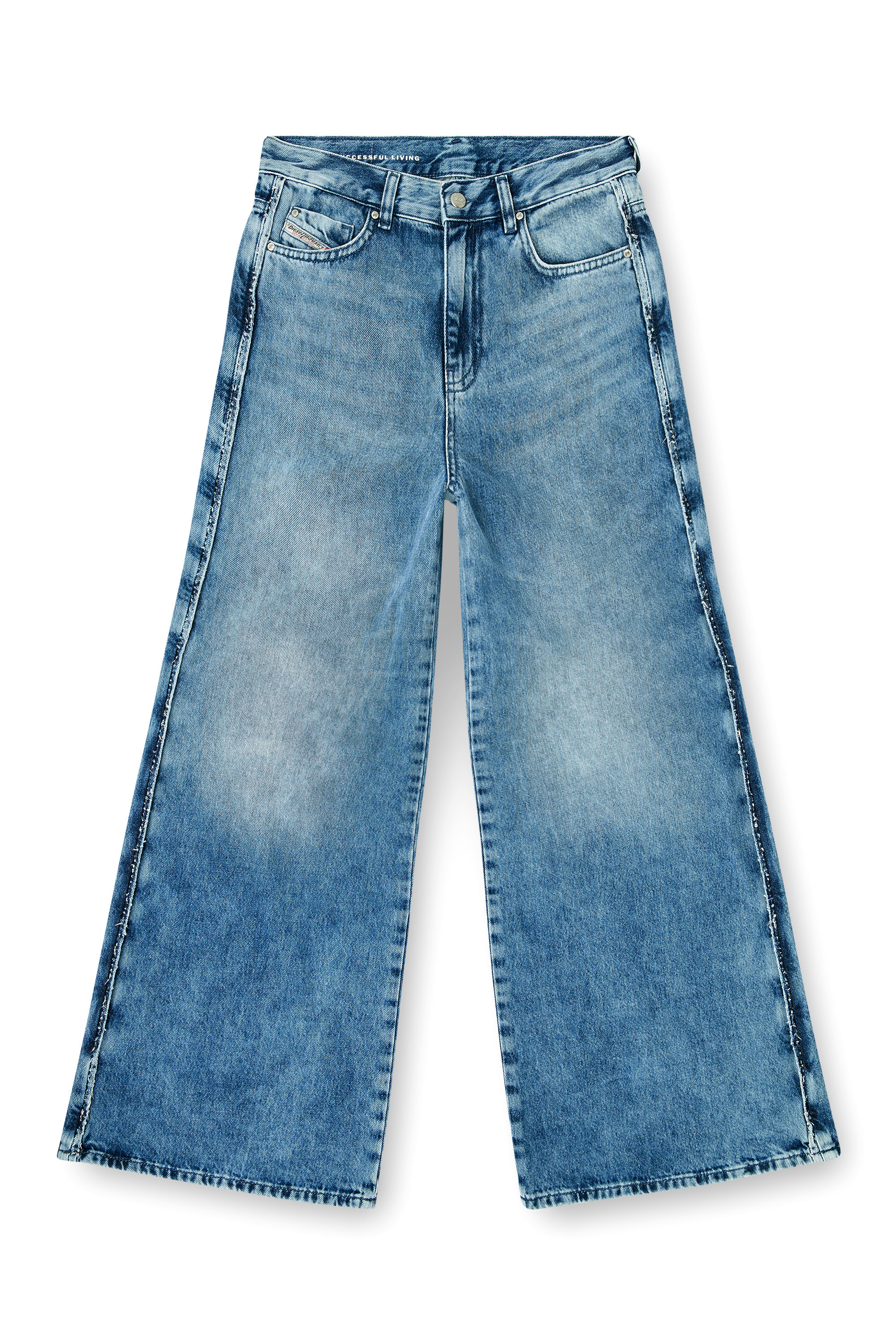 Diesel - Woman's Flare Jeans 1978 D-Akemi 0ADCJ, Medium blue - 3