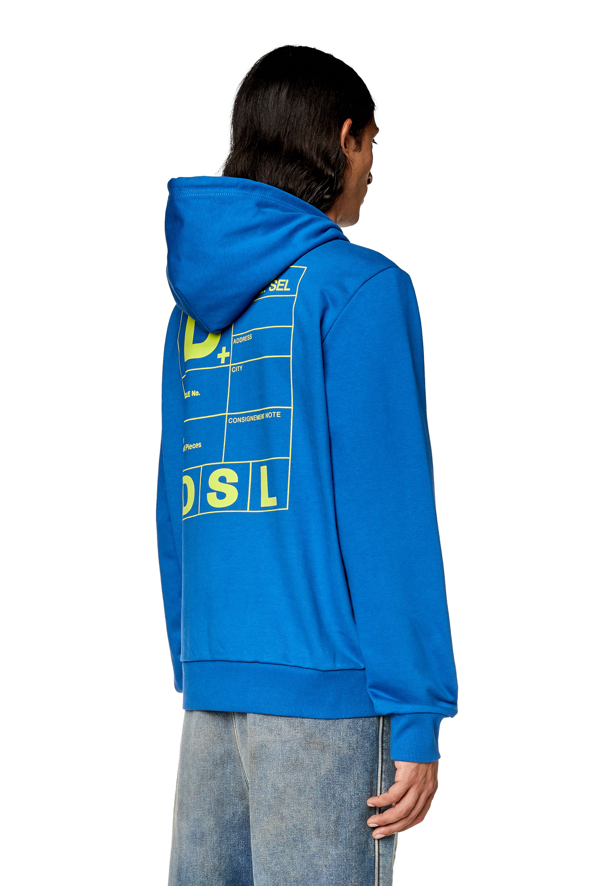 Diesel - S-GINN-HOOD-K35, Blue - Image 4