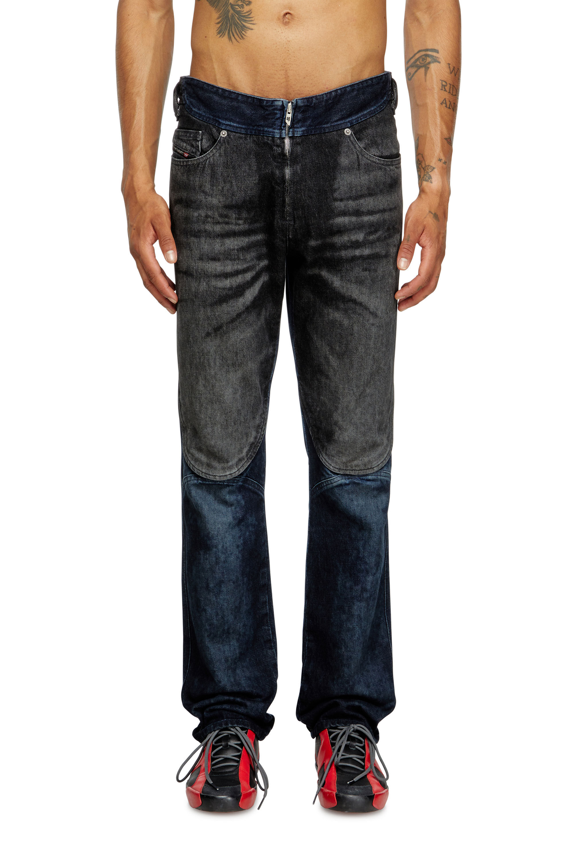 Regular Jeans D-Bucy 007BX, Dark Blue Diesel - Man's Regular Jeans D-Bucy 007BX, Dark Blue - 3