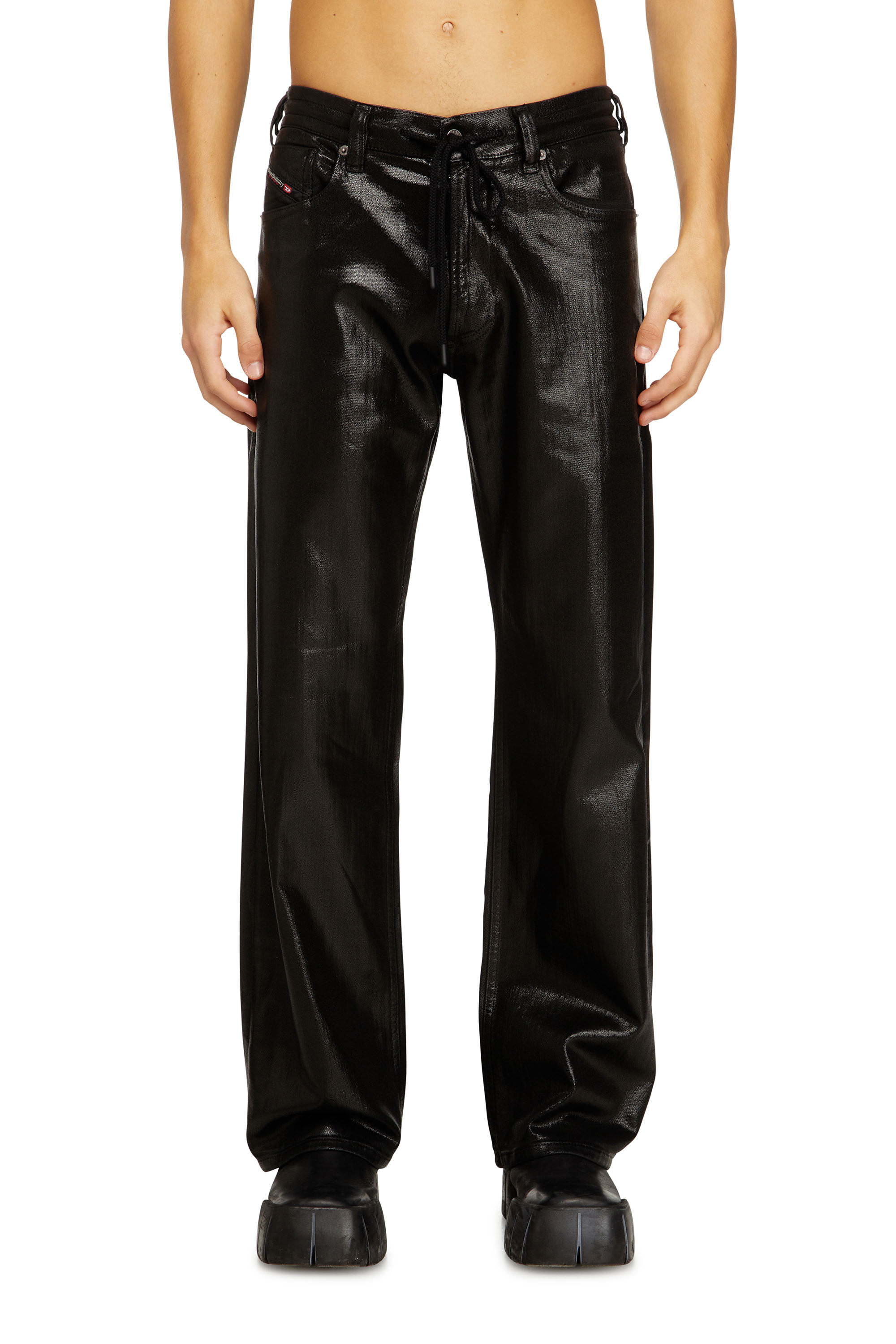 Diesel - Man's Relaxed 2080 D-Reel Joggjeans® 068VD, Black/Dark grey - 1