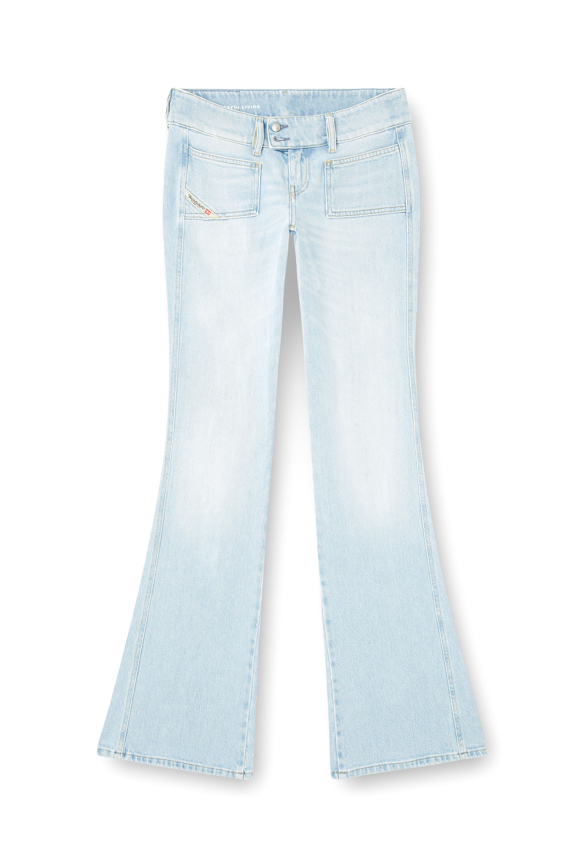 Diesel - Woman's Bootcut Jeans D-Hush 09M11, Light Blue - 2