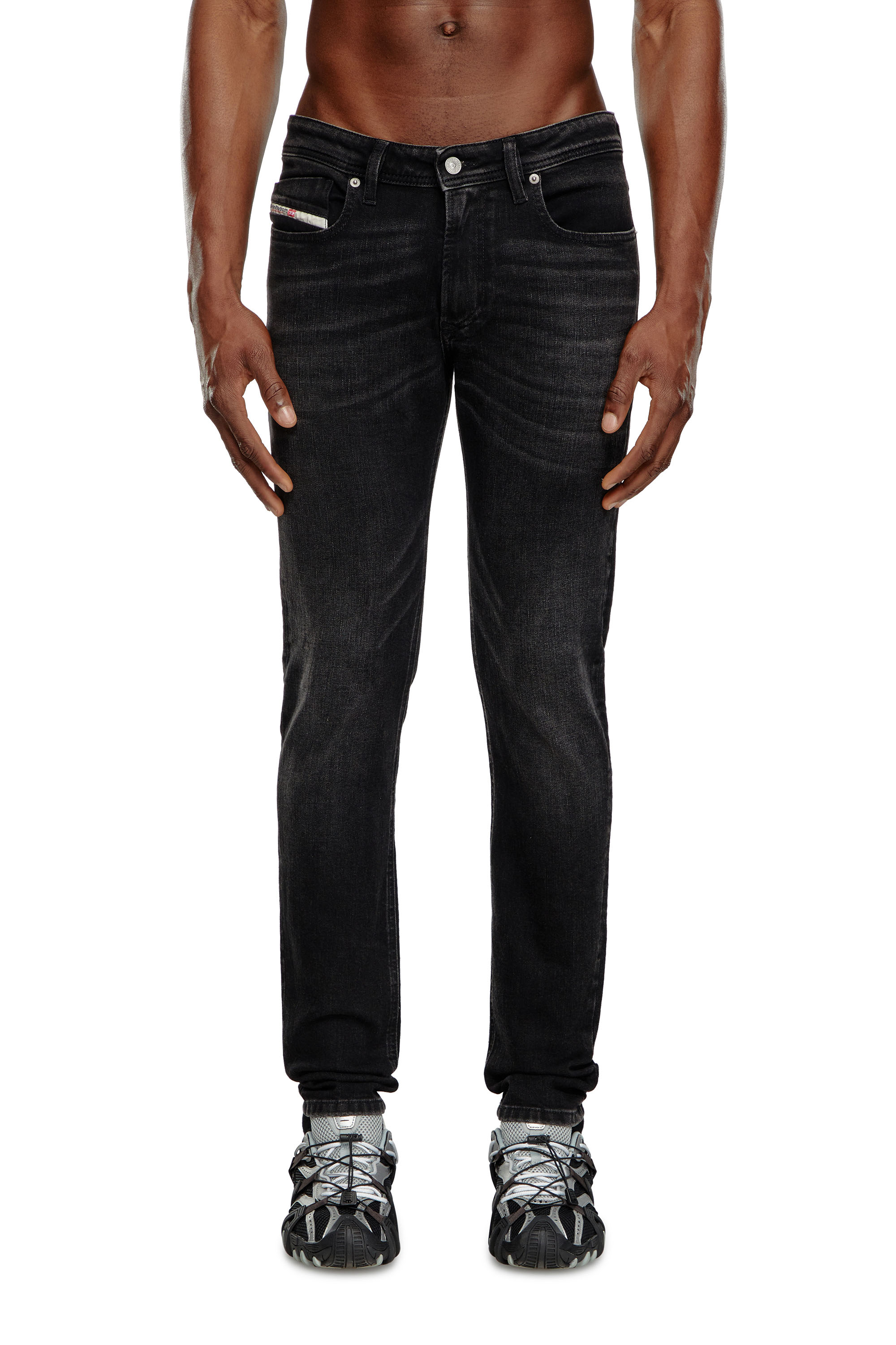 Diesel - Skinny Jeans 1979 Sleenker 0GRDA, Black/Dark grey - Image 2