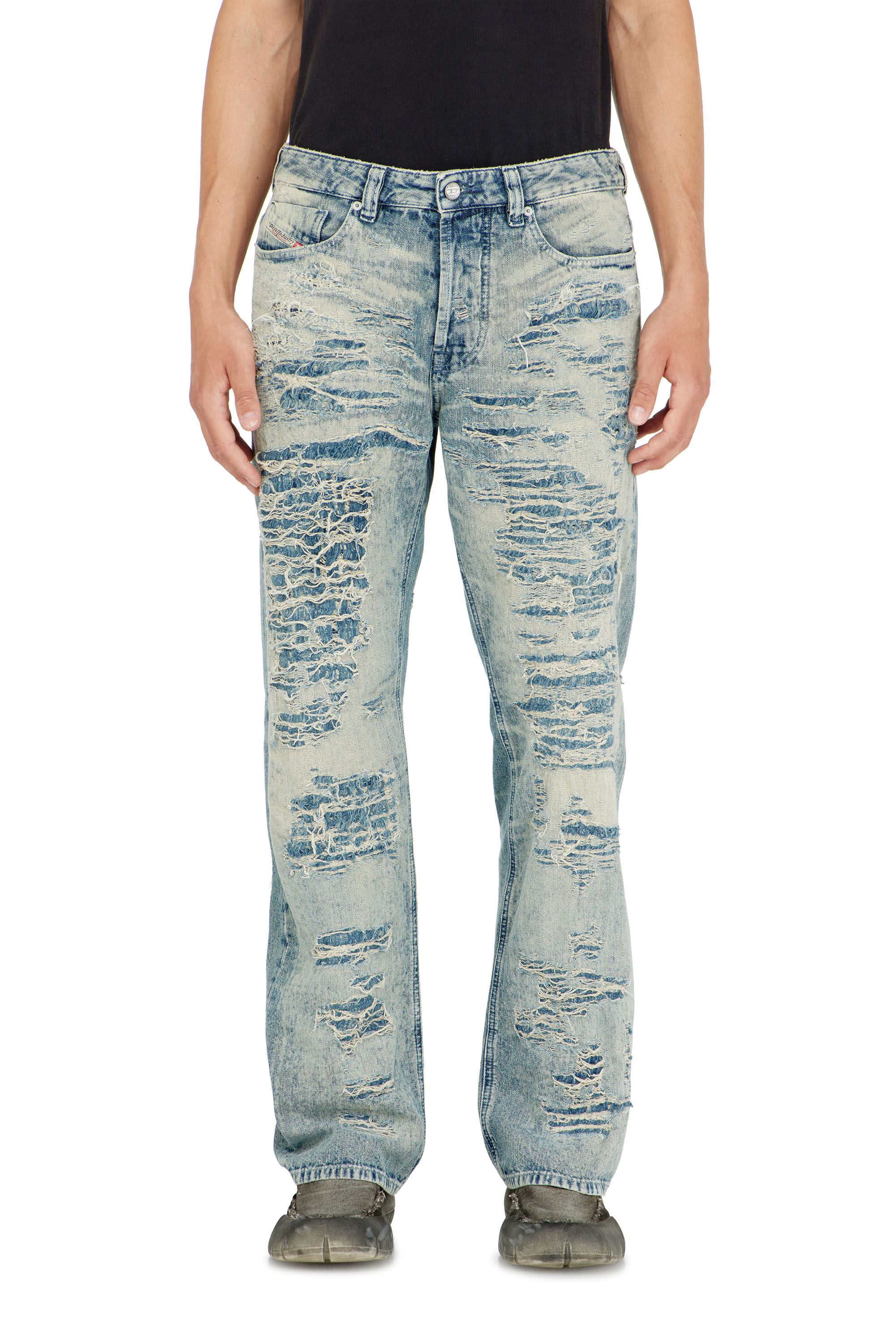 Diesel - Man's Relaxed Jeans 1980 D-Eeper 068YM, Medium blue - 2