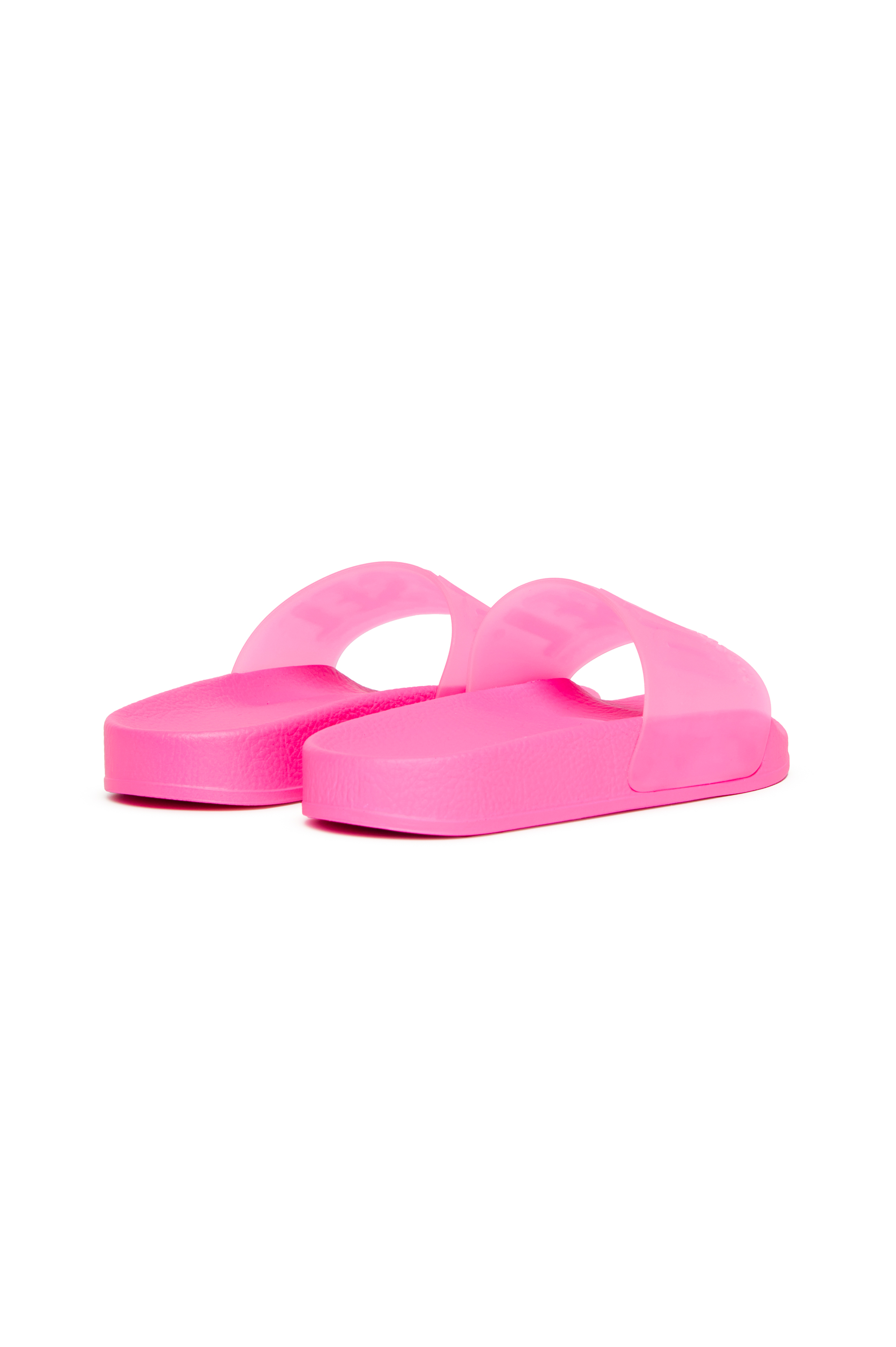 Diesel - SA-MAYEMI CC, Unisex's Semi-transparent rubber pool slides in Pink - 3