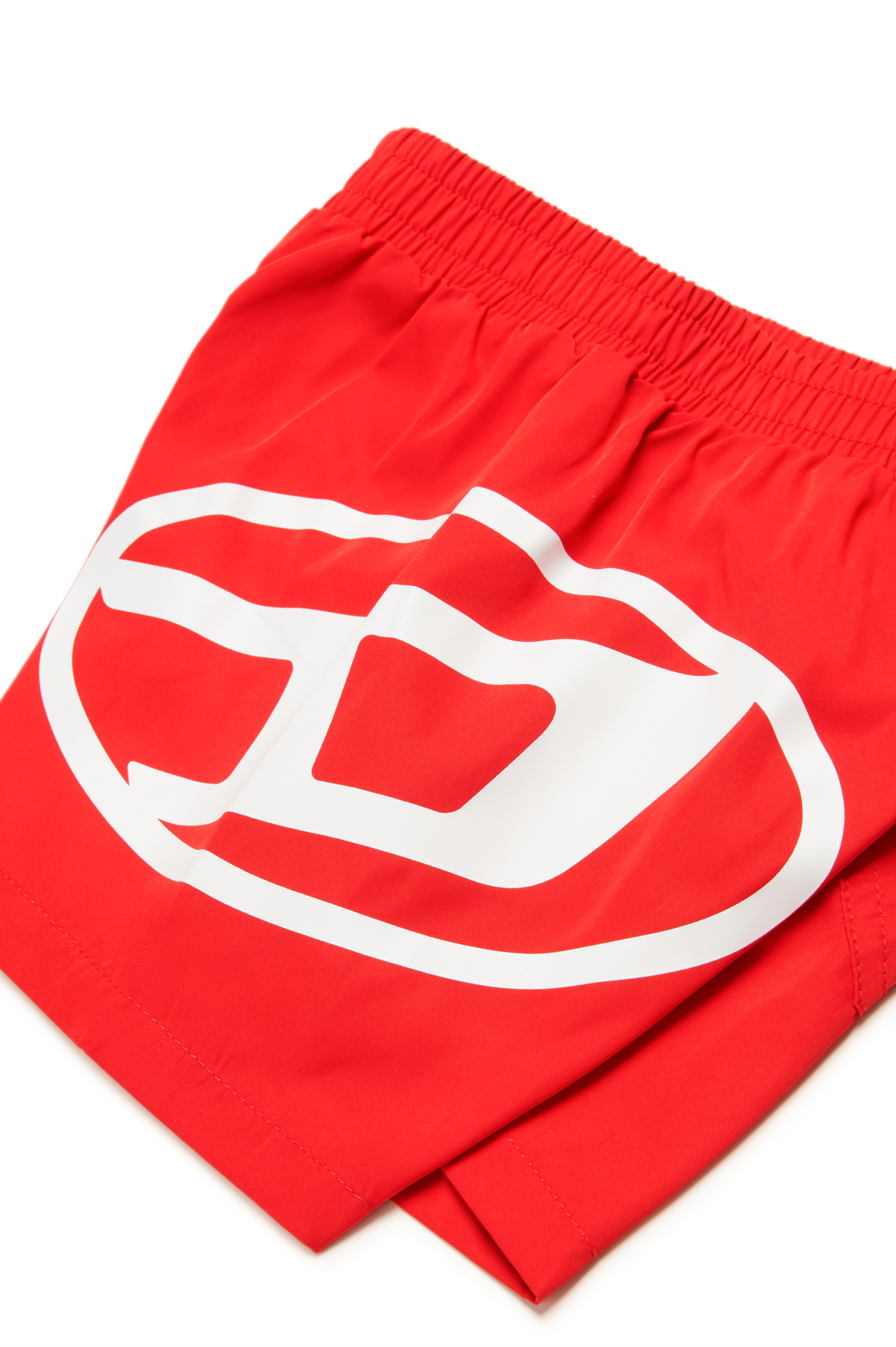 Diesel - MRULB, Man's Swim shorts with Oval D print in Red - 4