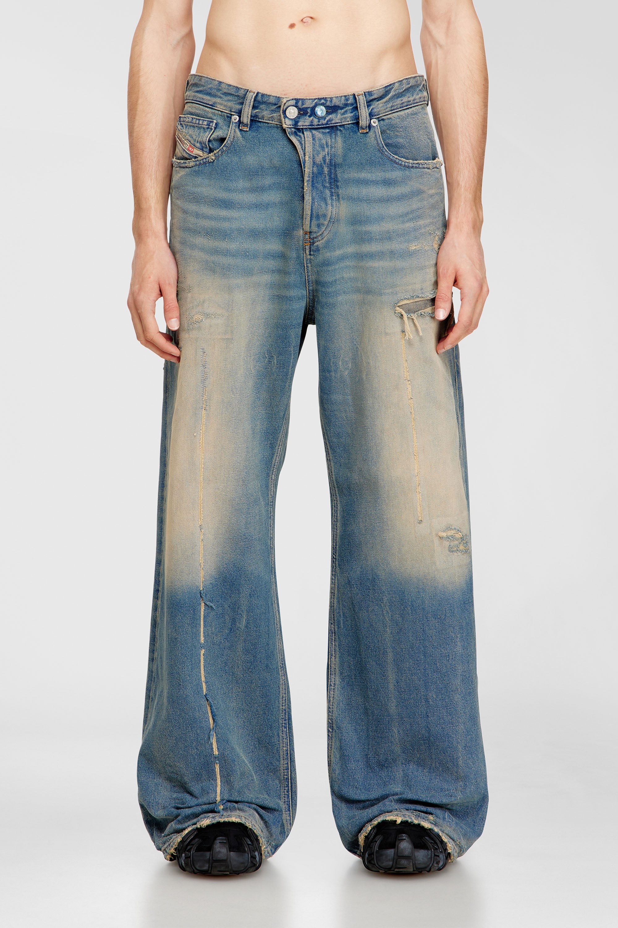 Diesel - Unisex's Relaxed Jeans 1996 D-Sire 09N29, Medium blue - 1